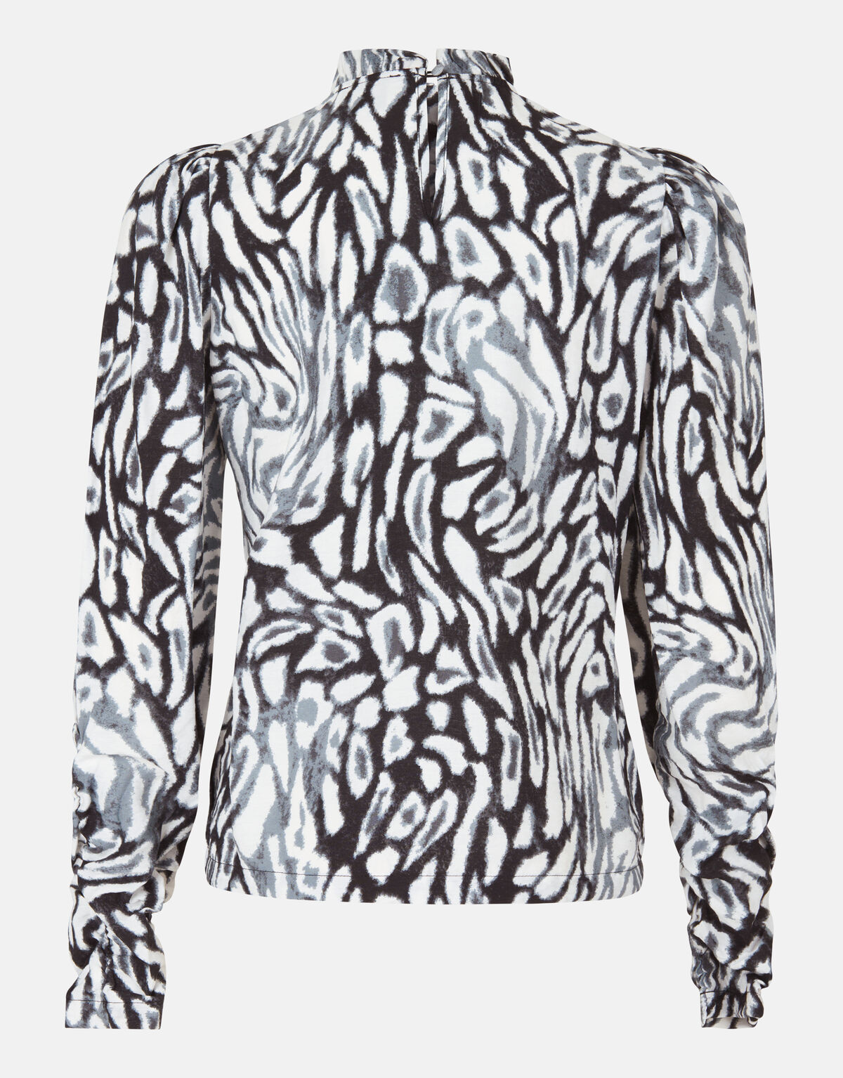 Puffy Sleeve Top Print SHOEBY WOMEN