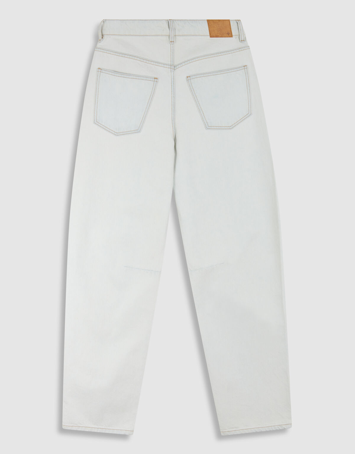 Fancy Button Barrel Fit Jeans Bleached SHOEBY WOMEN