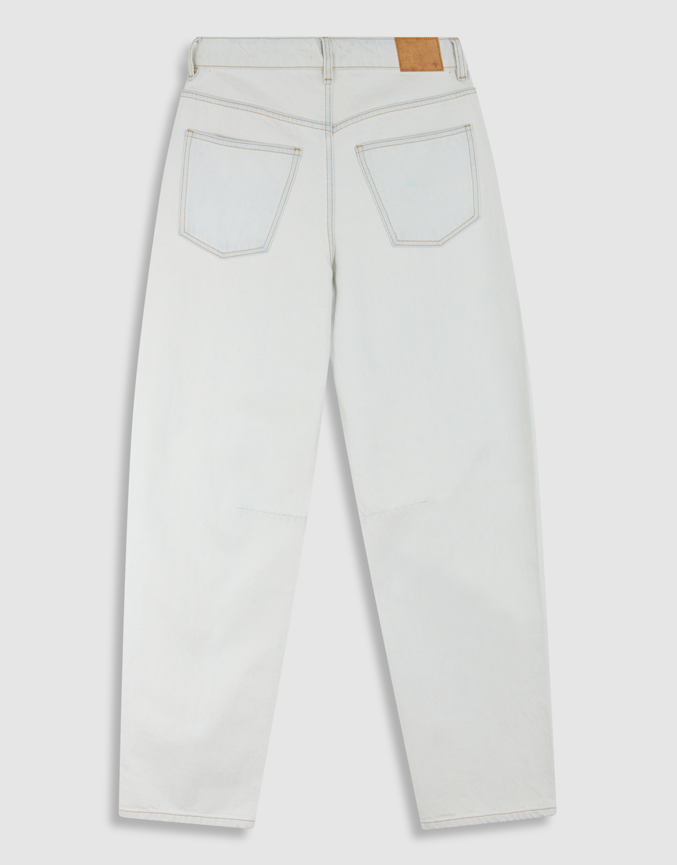 Fancy Button Barrel Fit Jeans Bleached SHOEBY WOMEN