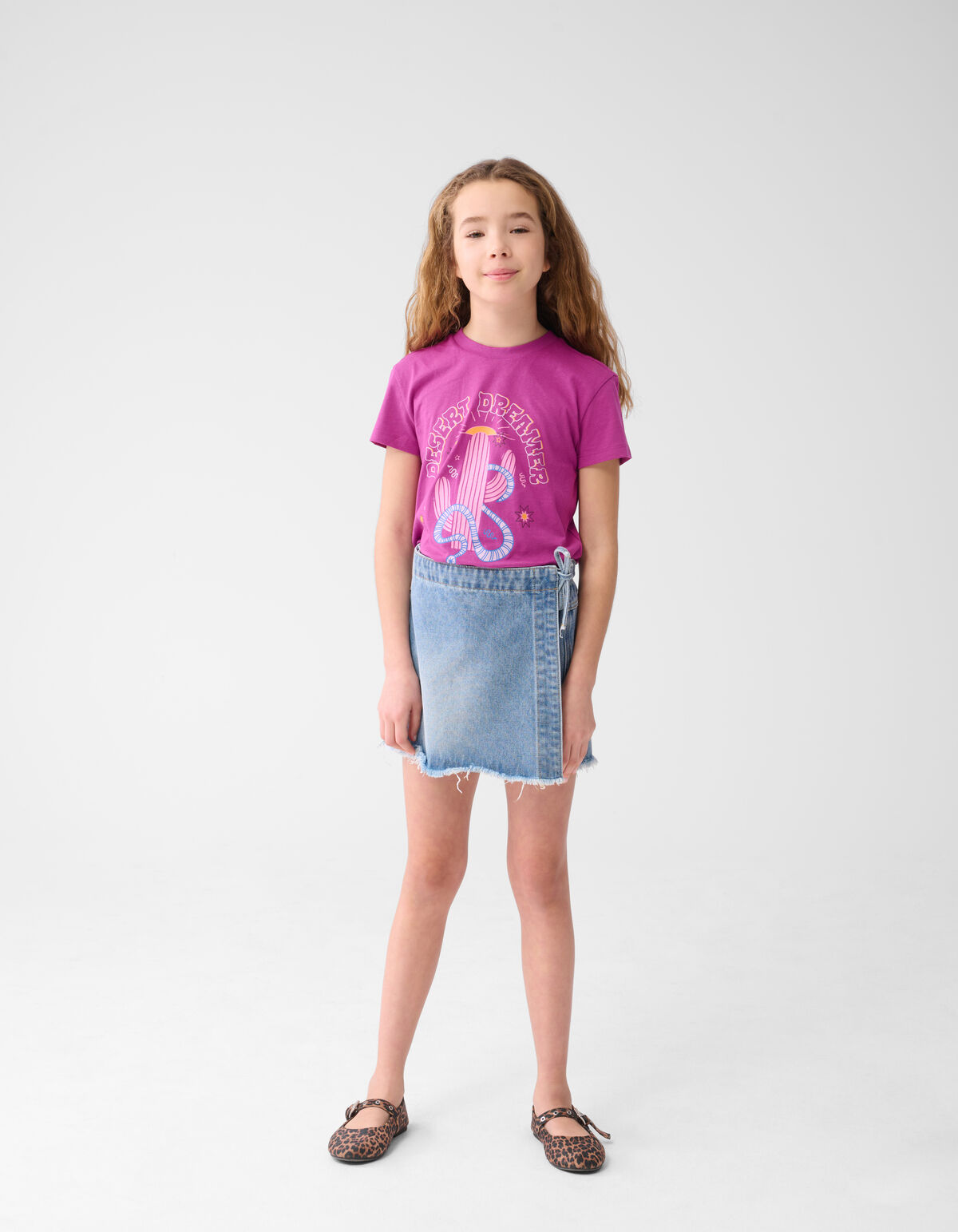 Denim Wrap Skort SHOEBY GIRLS