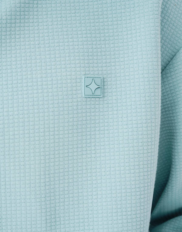 Jacquard Hoodie Lichtblauw SHOEBY MEN