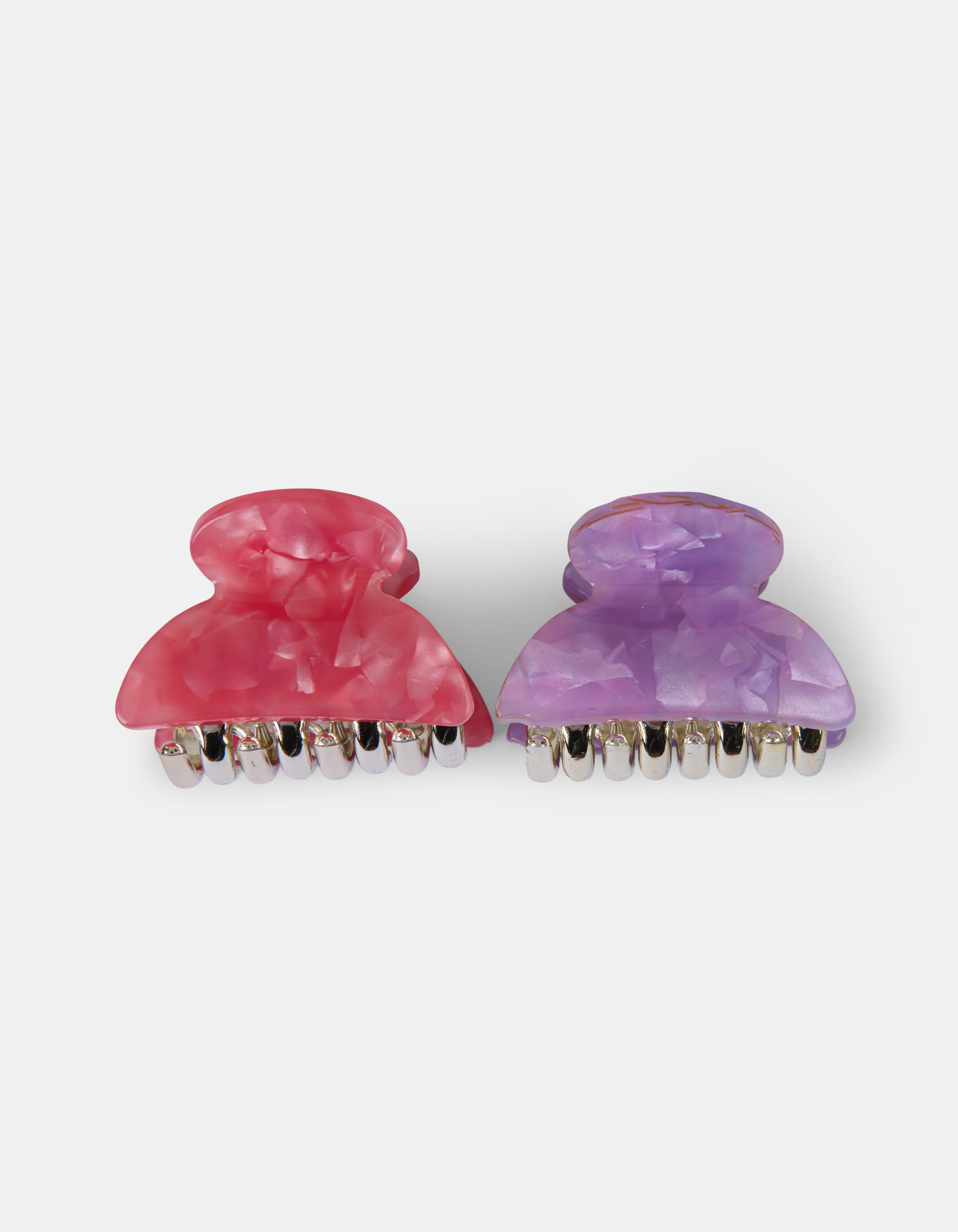Haarclip Set Roze/Paars SHOEBY ACCESSOIRES