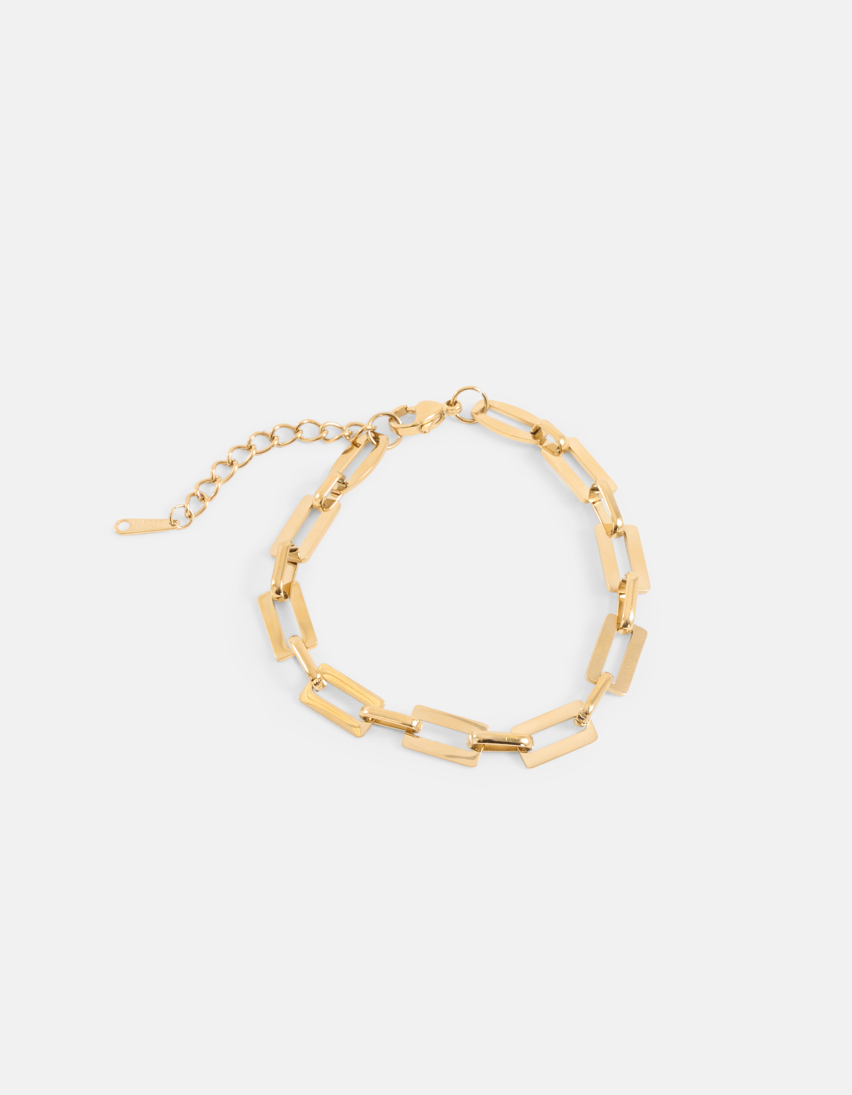 Chunky Vierkante Armband Goud SHOEBY ACCESSOIRES