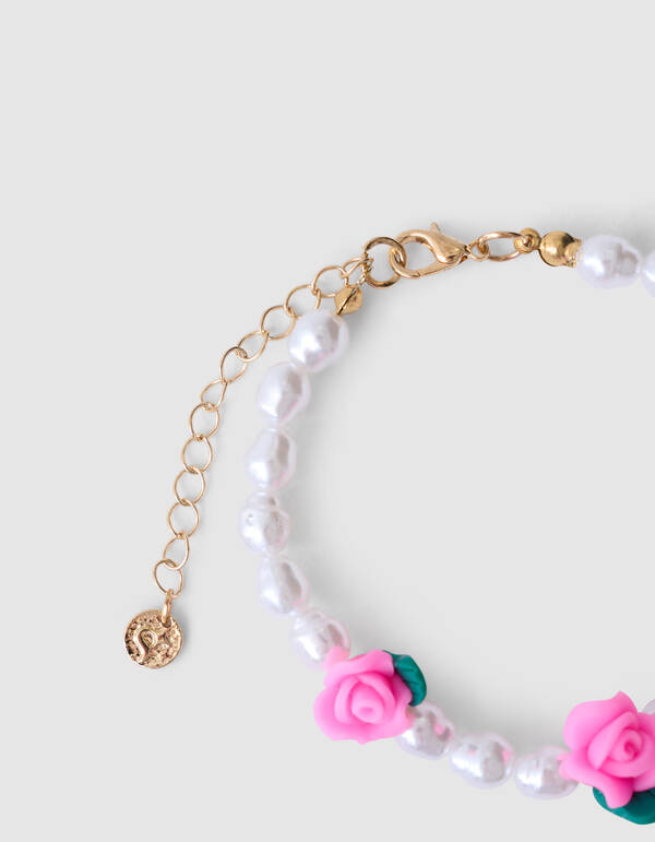 Roses Parel Armband Goud SHOEBY ACCESSOIRES