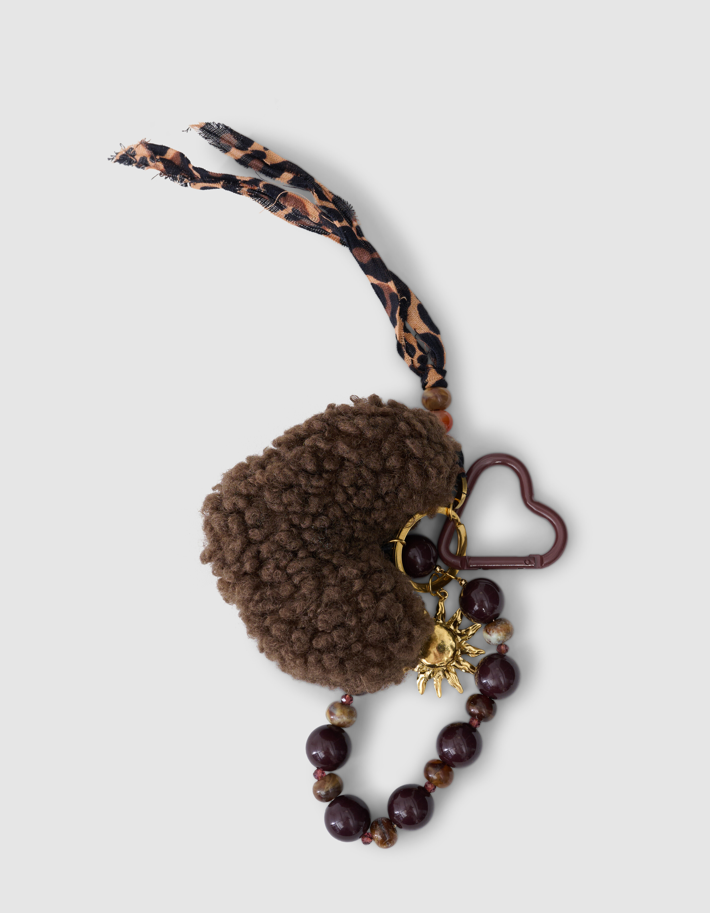 Teddy Heart Bagcharm Bruin SHOEBY ACCESSOIRES