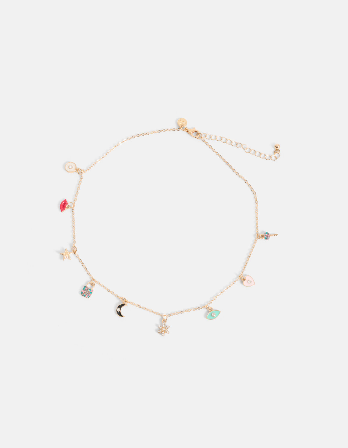 Multi Bedel Ketting Goud SHOEBY ACCESSOIRES