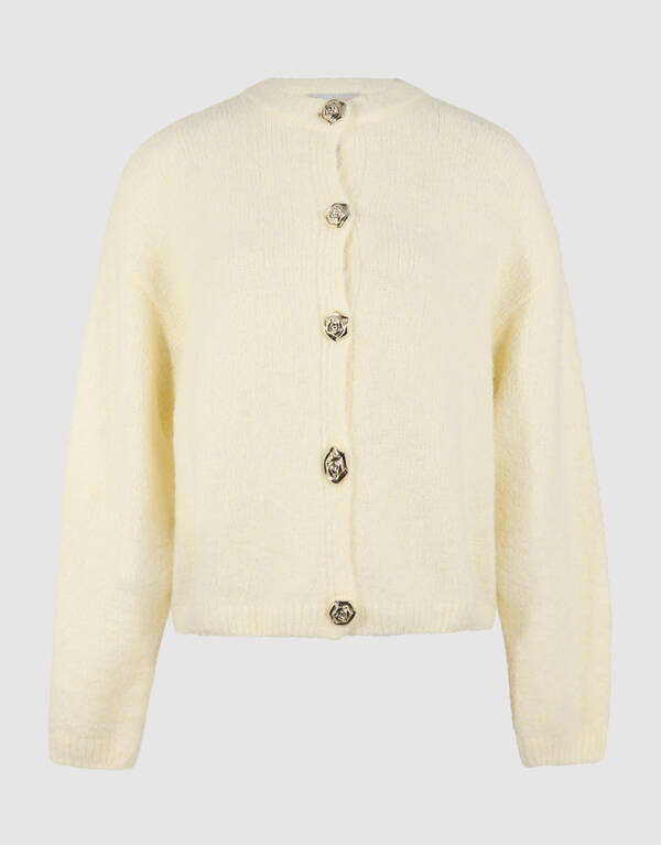 Fancy Button Vest Lichtgeel SHOEBY WOMEN