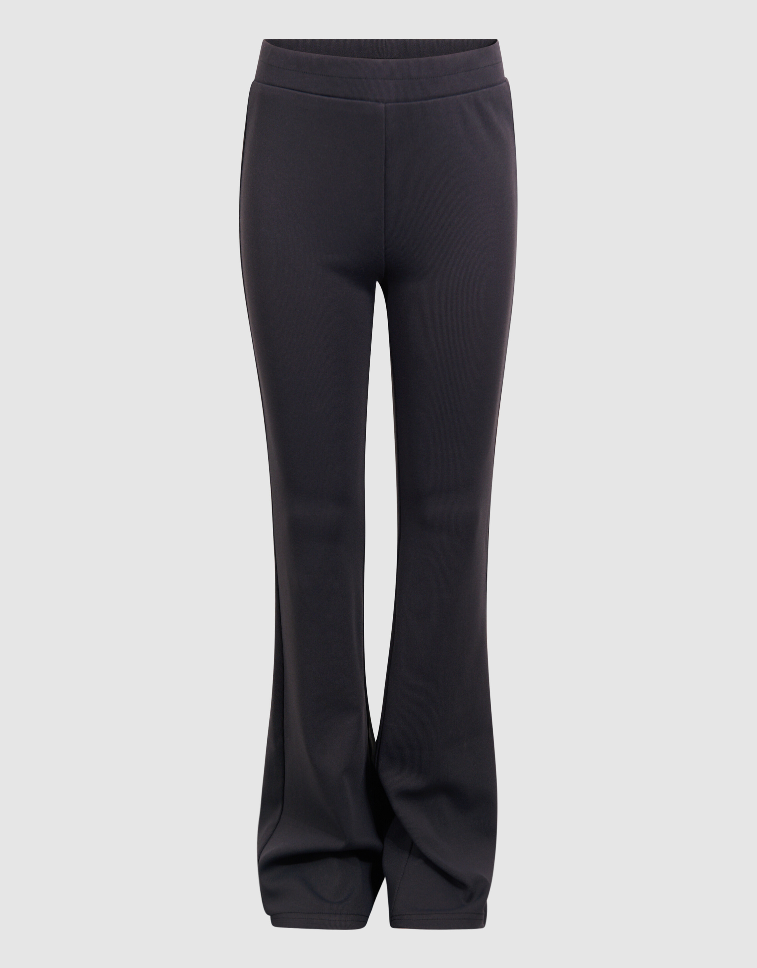 Rib Flared Legging Donkergrijs SHOEBY GIRLS