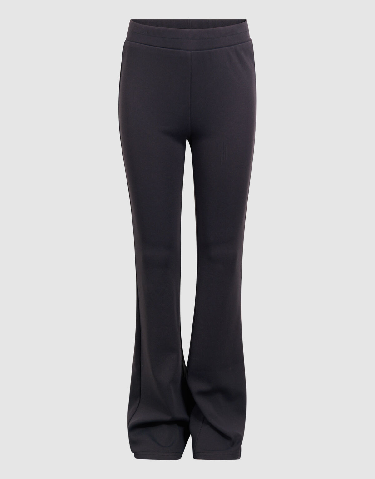 Rib Flared Legging Donkergrijs SHOEBY GIRLS