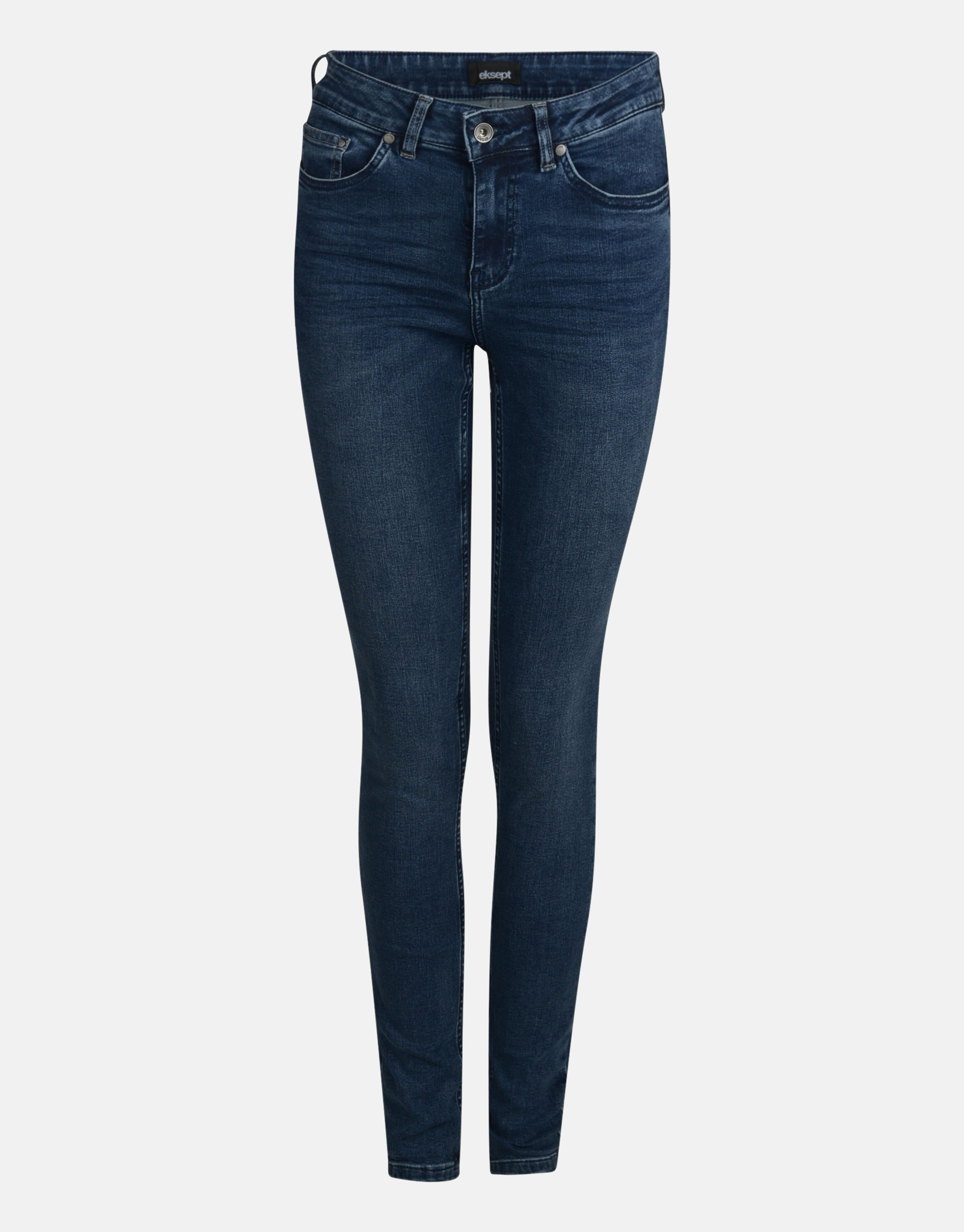 Skinny Jeans Middenblauw L34 Eksept