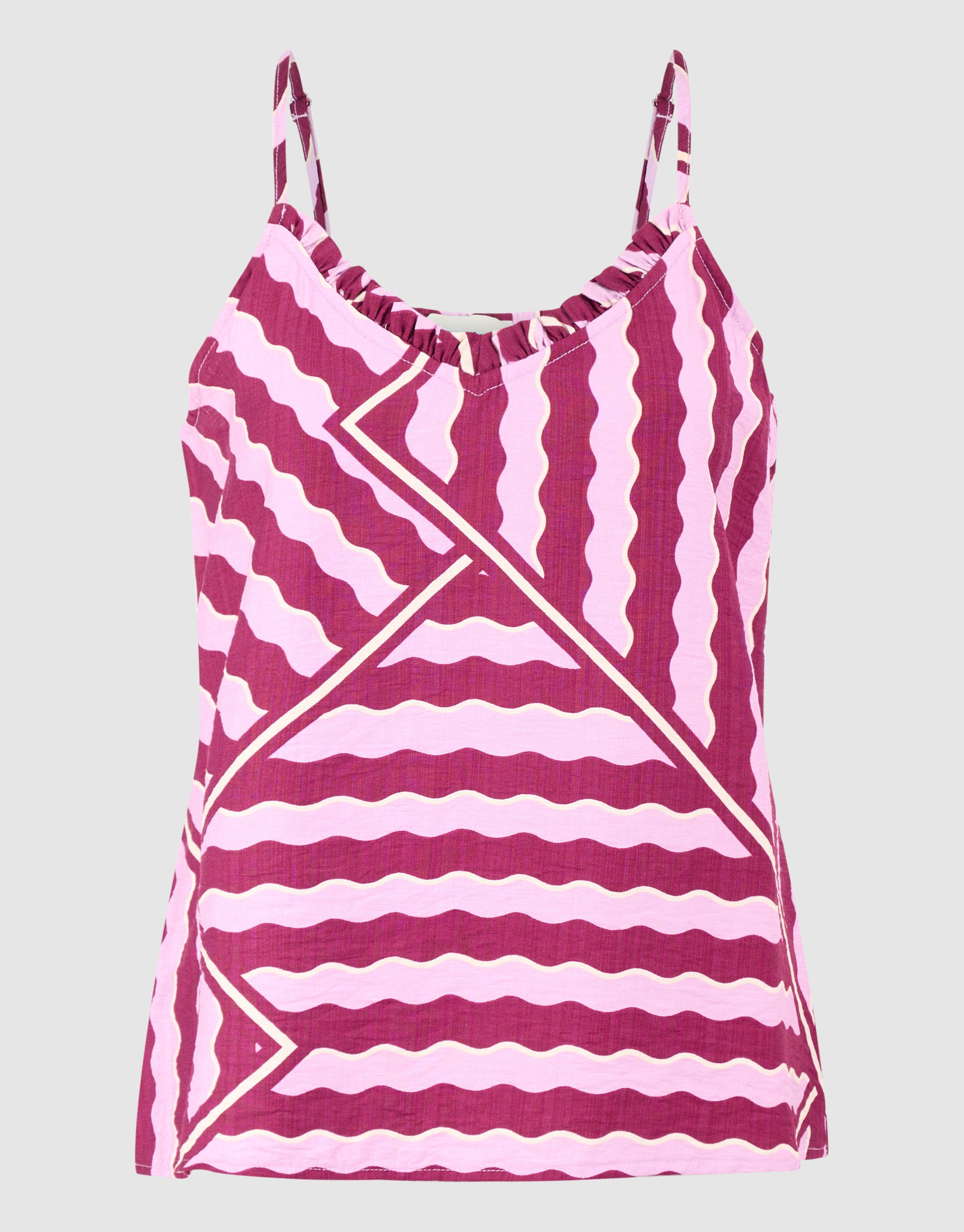 Wavy Printed Singlet Roze/Paars SHOEBY WOMEN