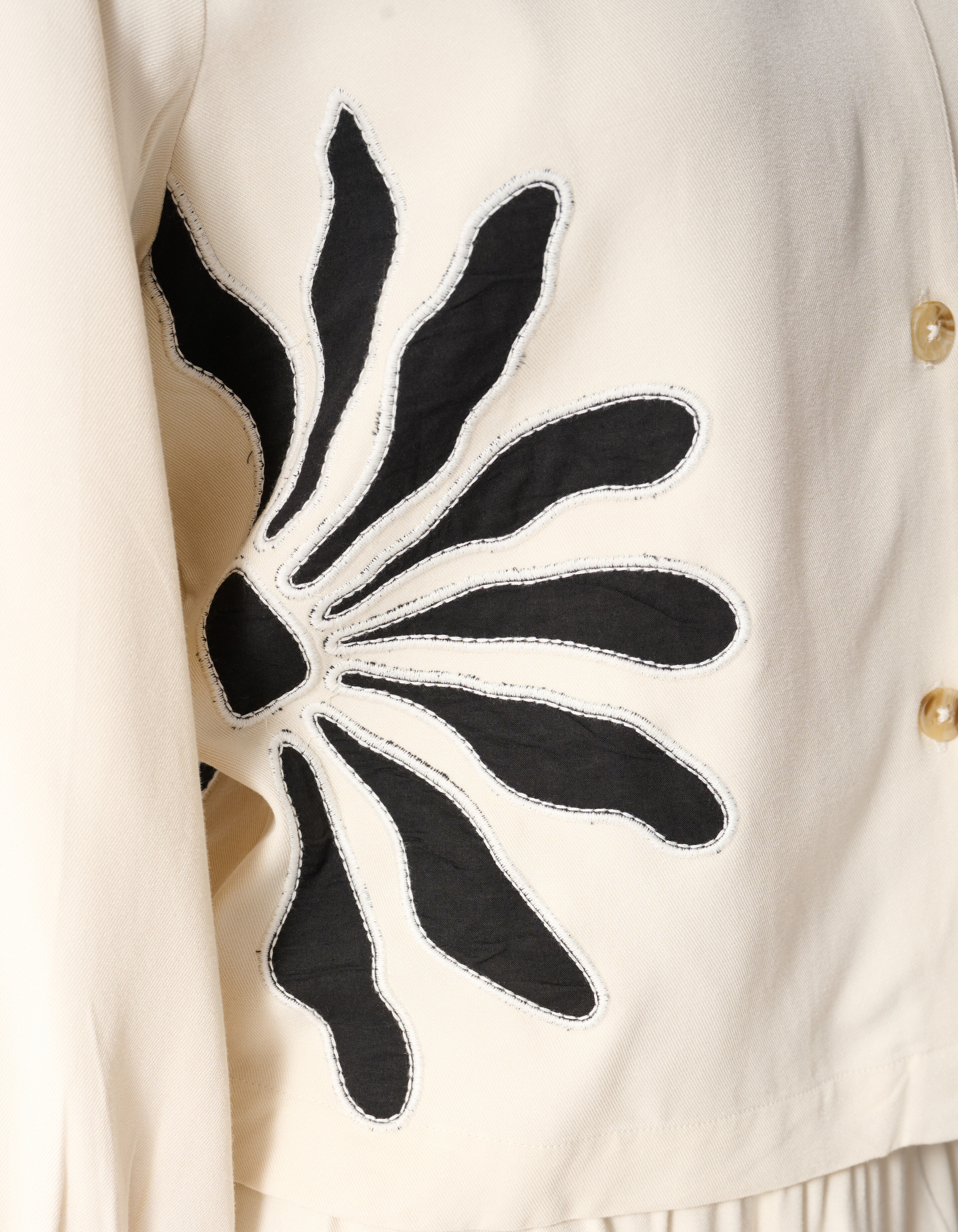 Embroidery Blouse Gebroken Wit SHOEBY WOMEN