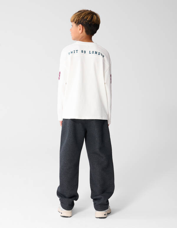 Baggy Fit Joggingbroek Donkergrijs SHOEBY BOYS