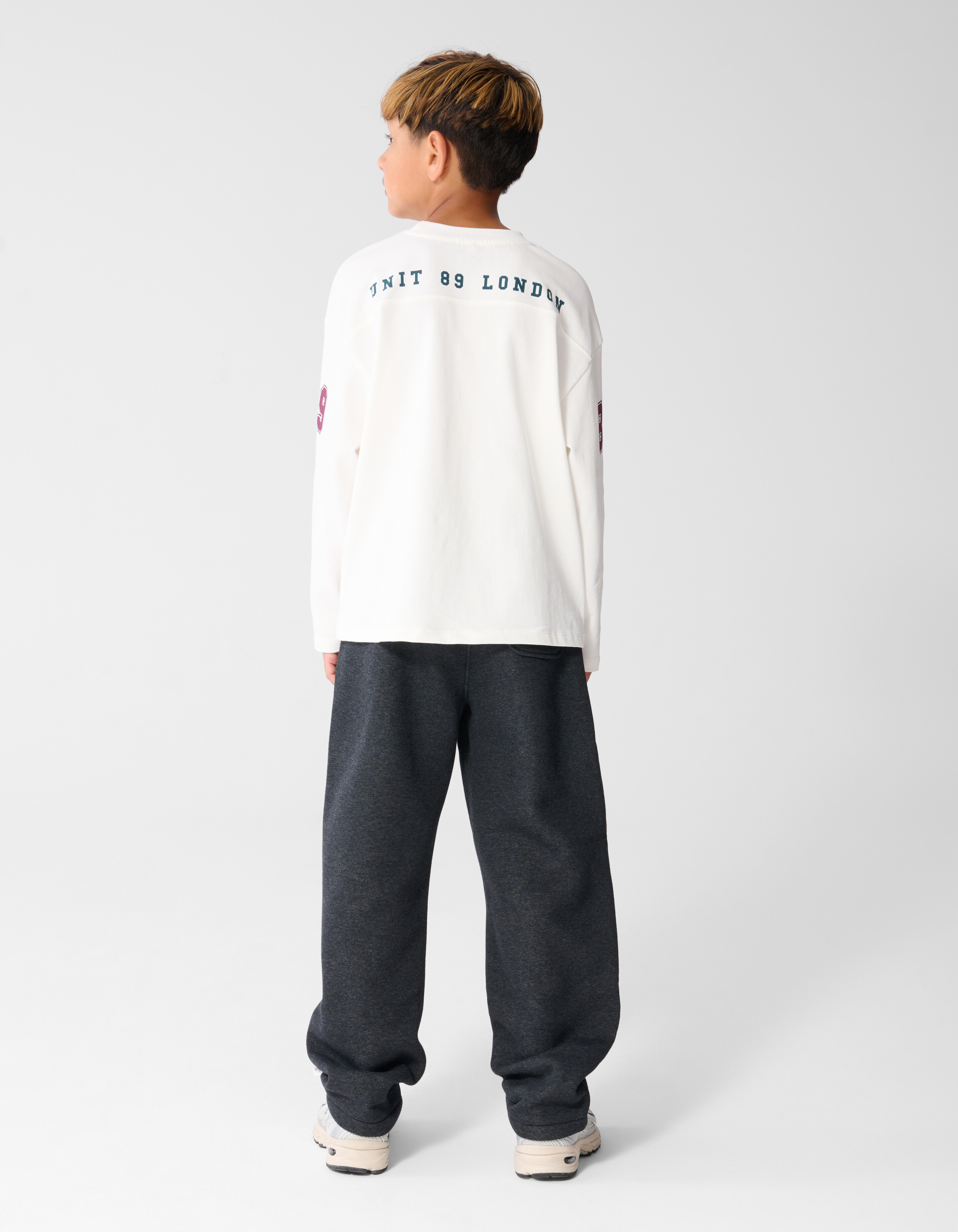 Baggy Fit Joggingbroek Donkergrijs SHOEBY BOYS