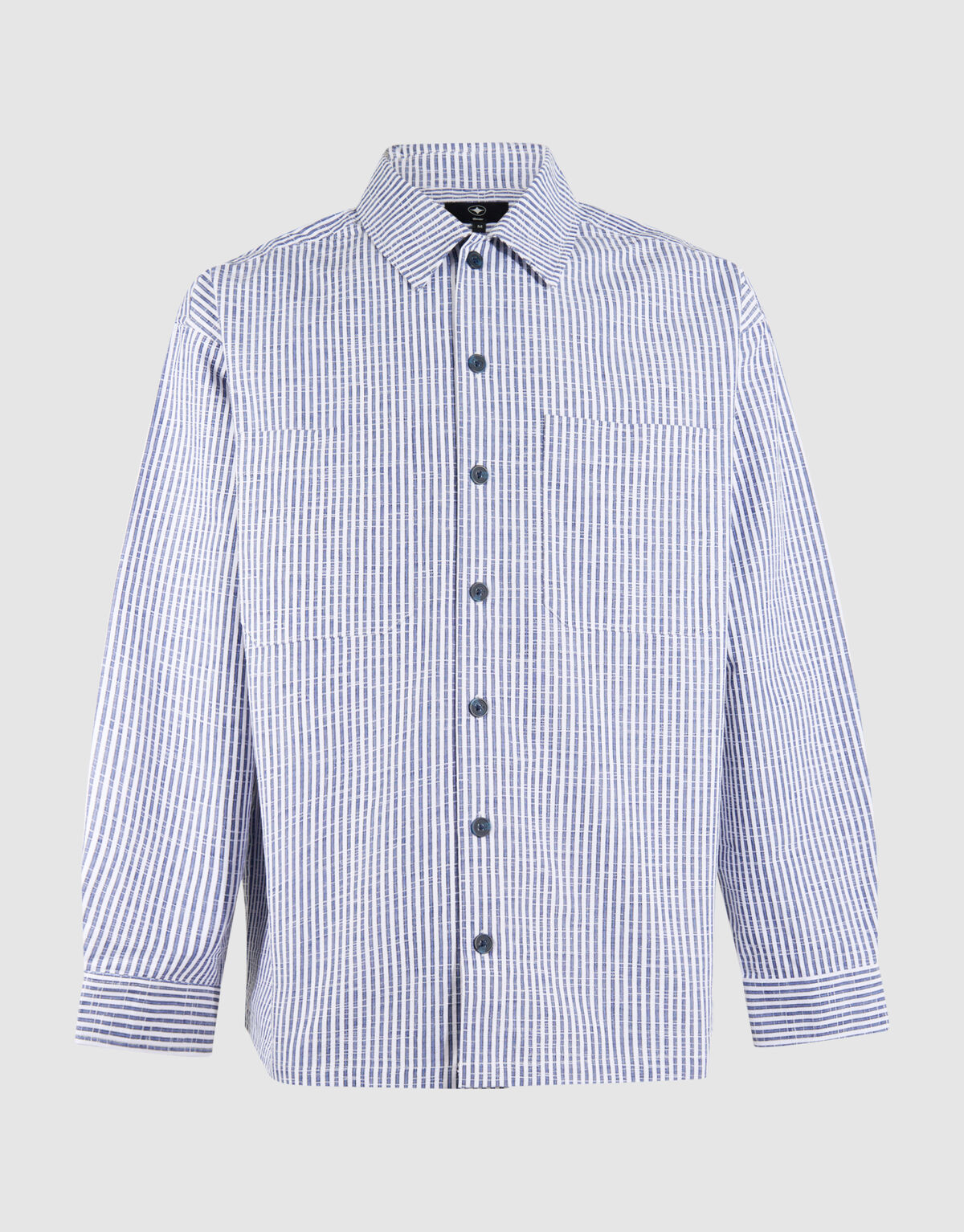 Pinstripe Overshirt Blauw SHOEBY MEN
