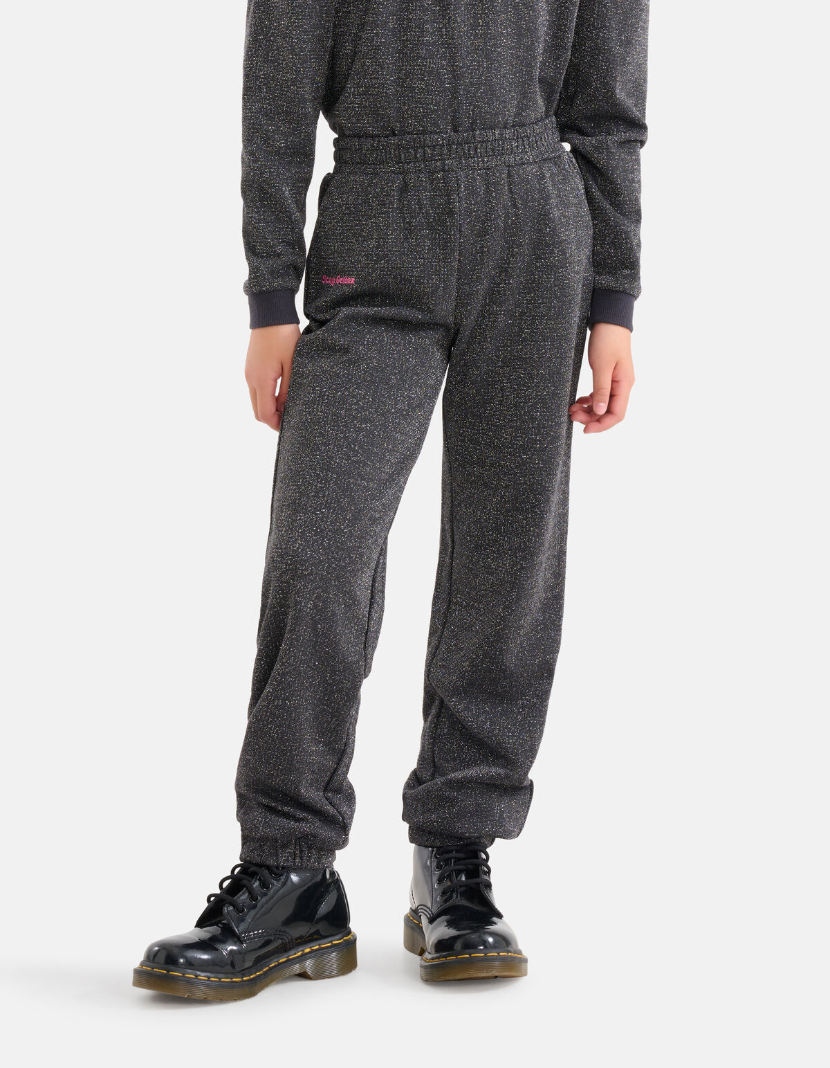 Glitter Jogger Donkergrijs SHOEBY GIRLS