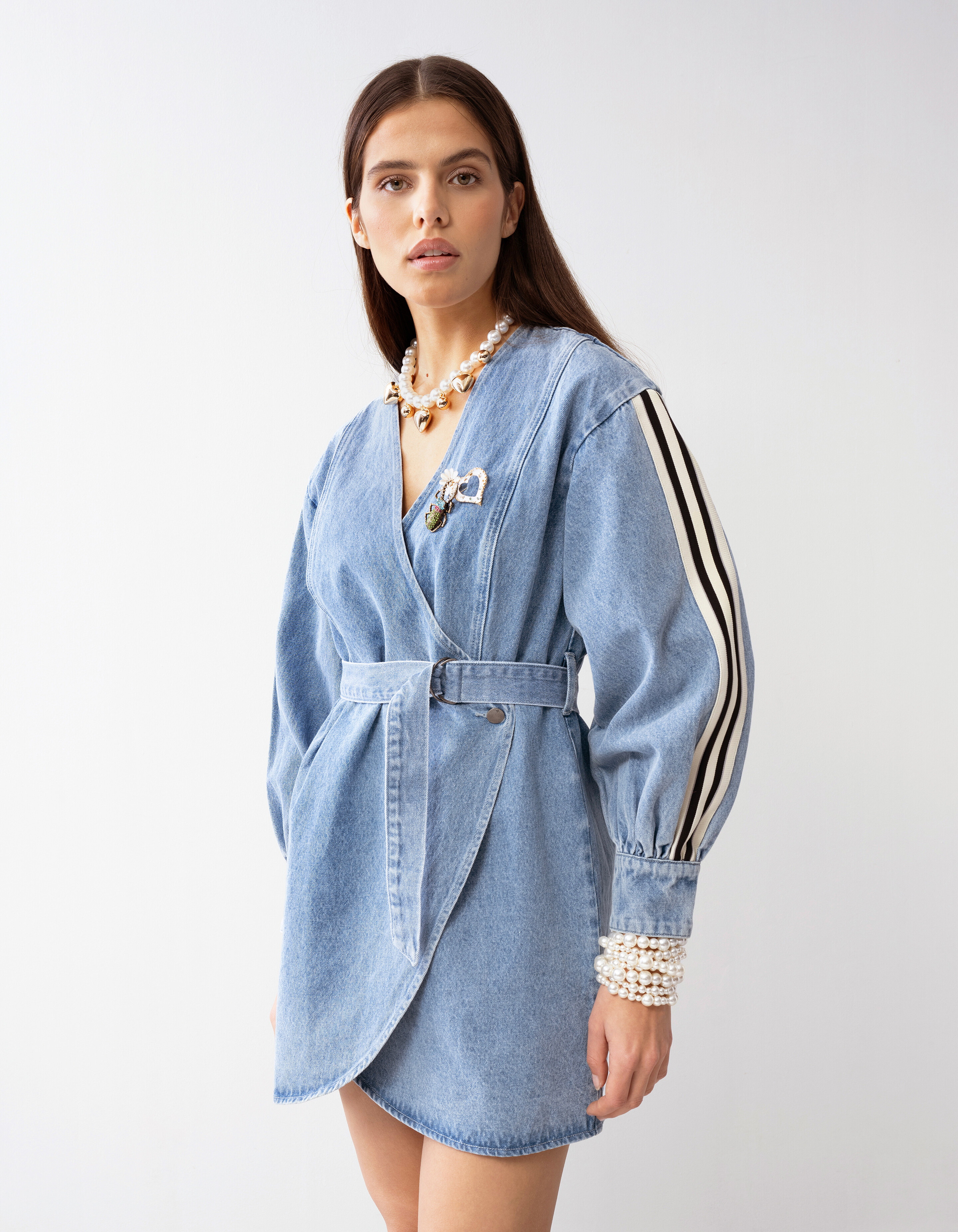 Sporty Tape Jurk Blauw SHOEBY WOMEN
