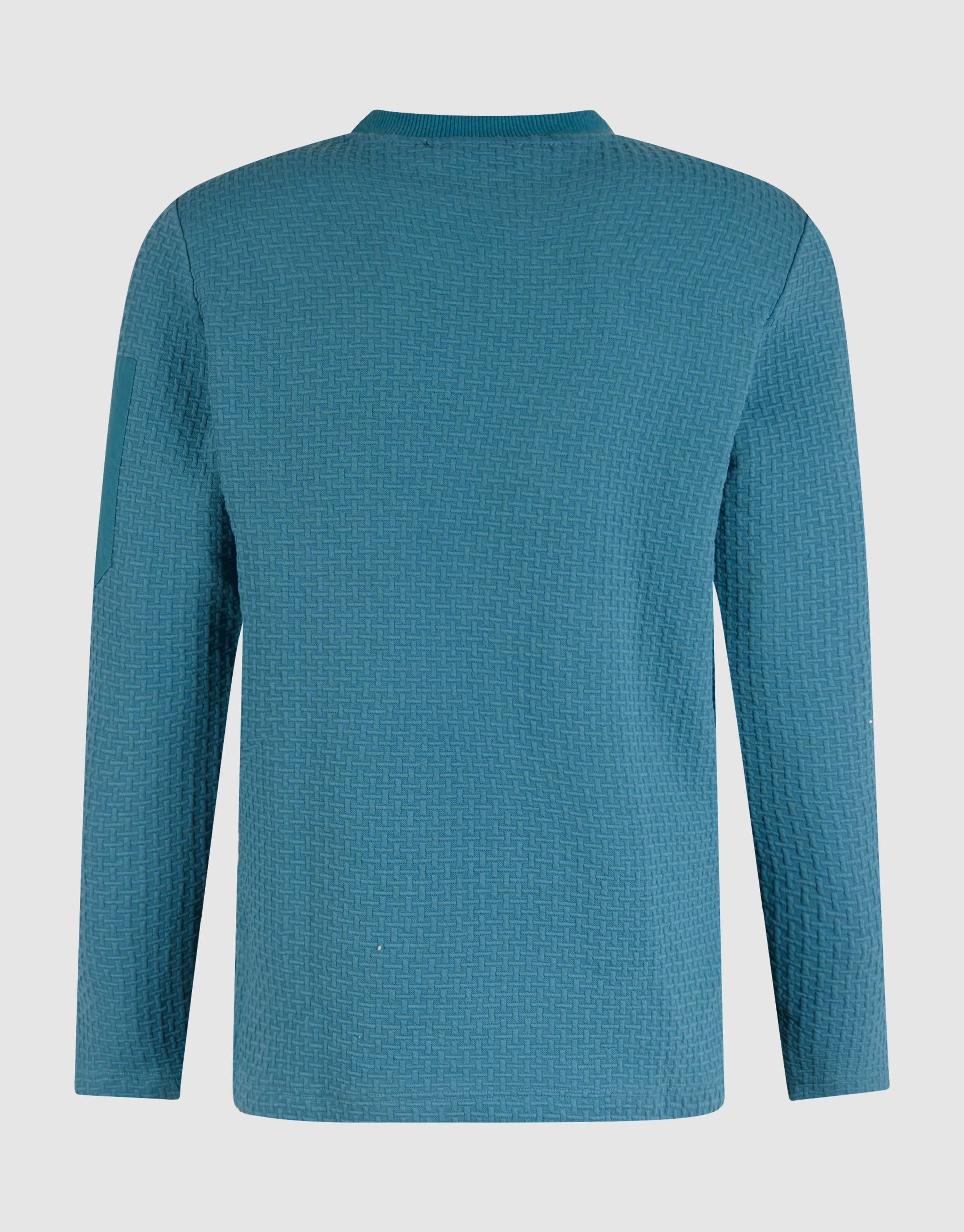 Jersey Structuur Longsleeve Blauw SHOEBY MEN