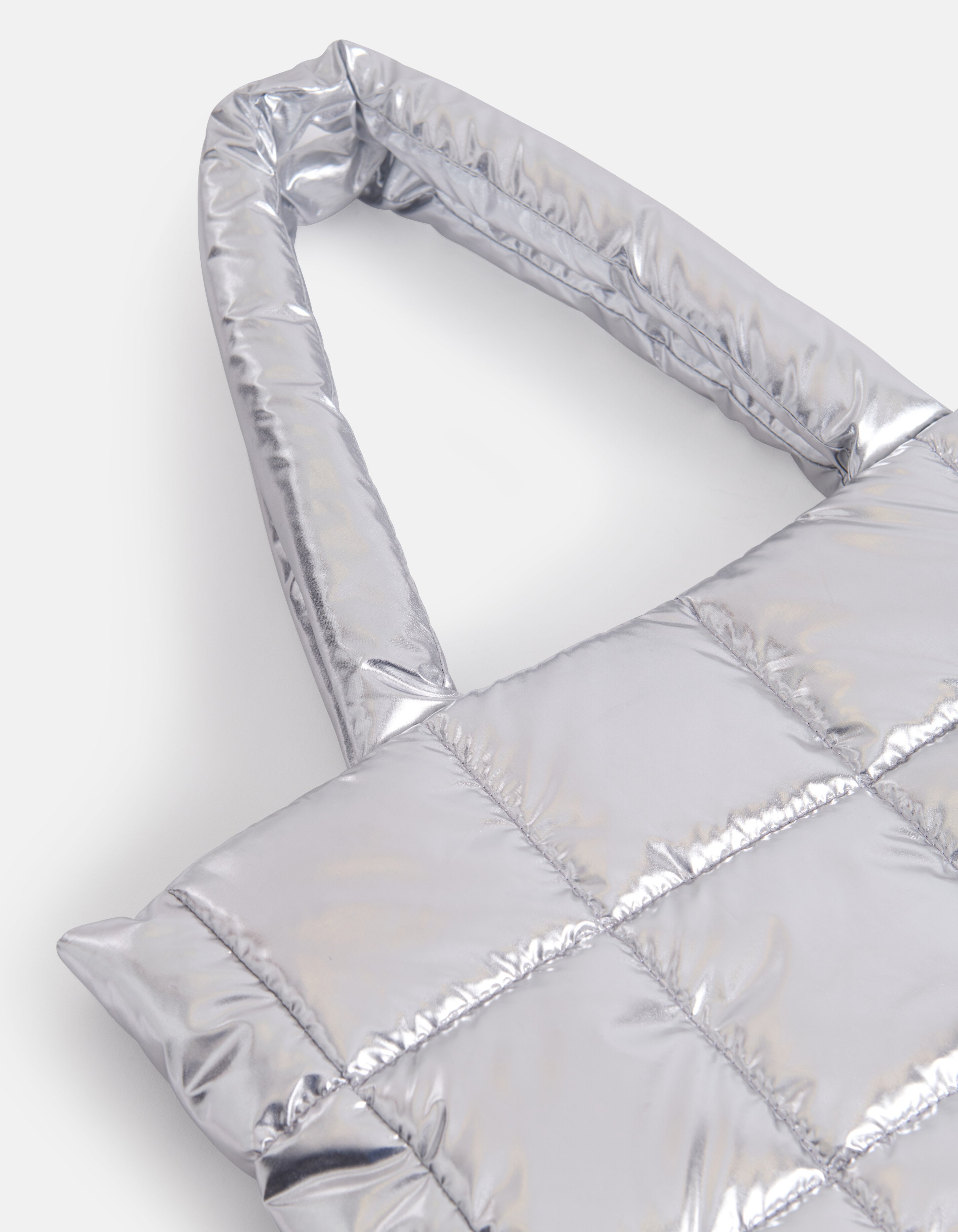 Metallic Shopper Zilver SHOEBY ACCESSOIRES