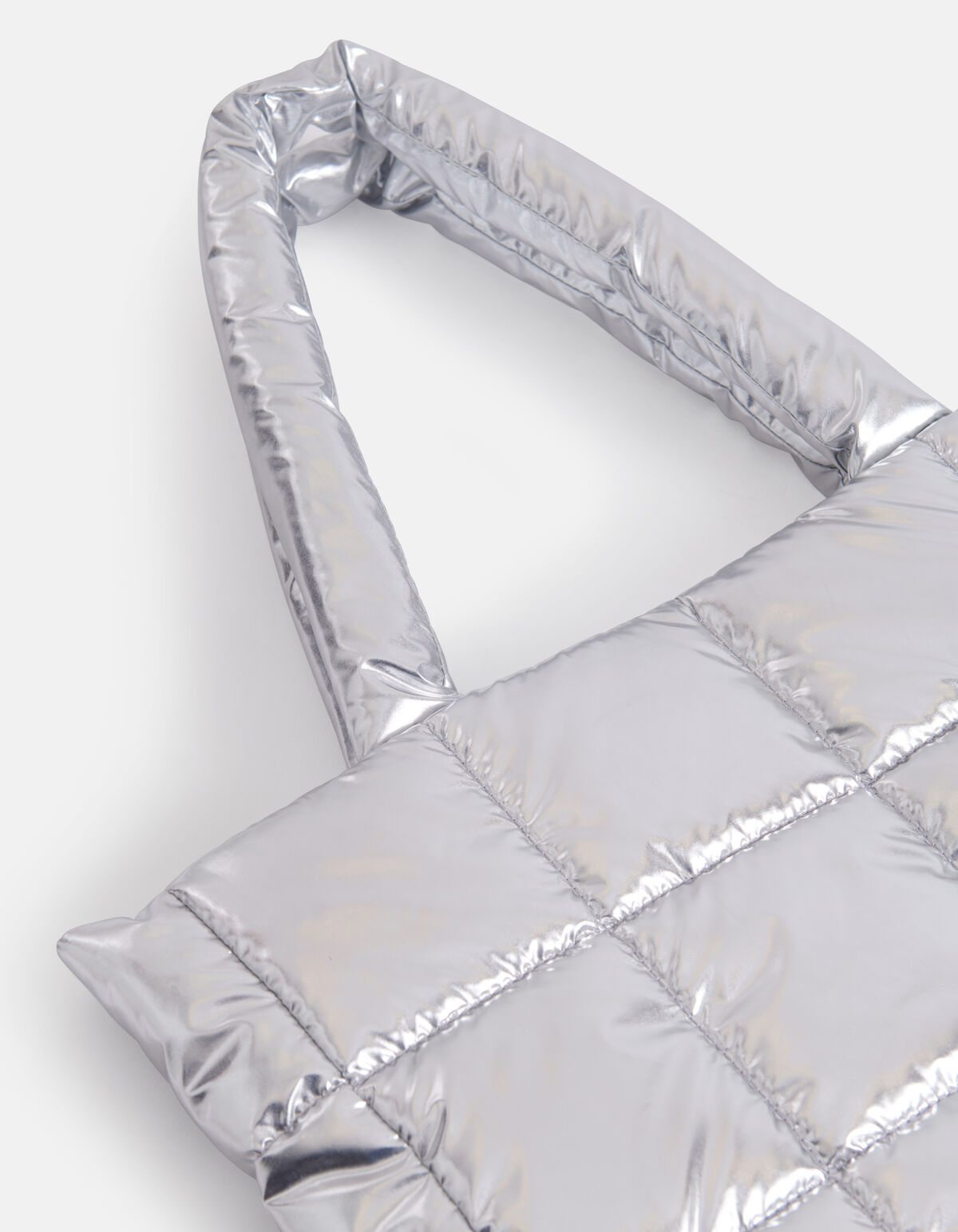 Metallic Shopper Zilver SHOEBY ACCESSOIRES