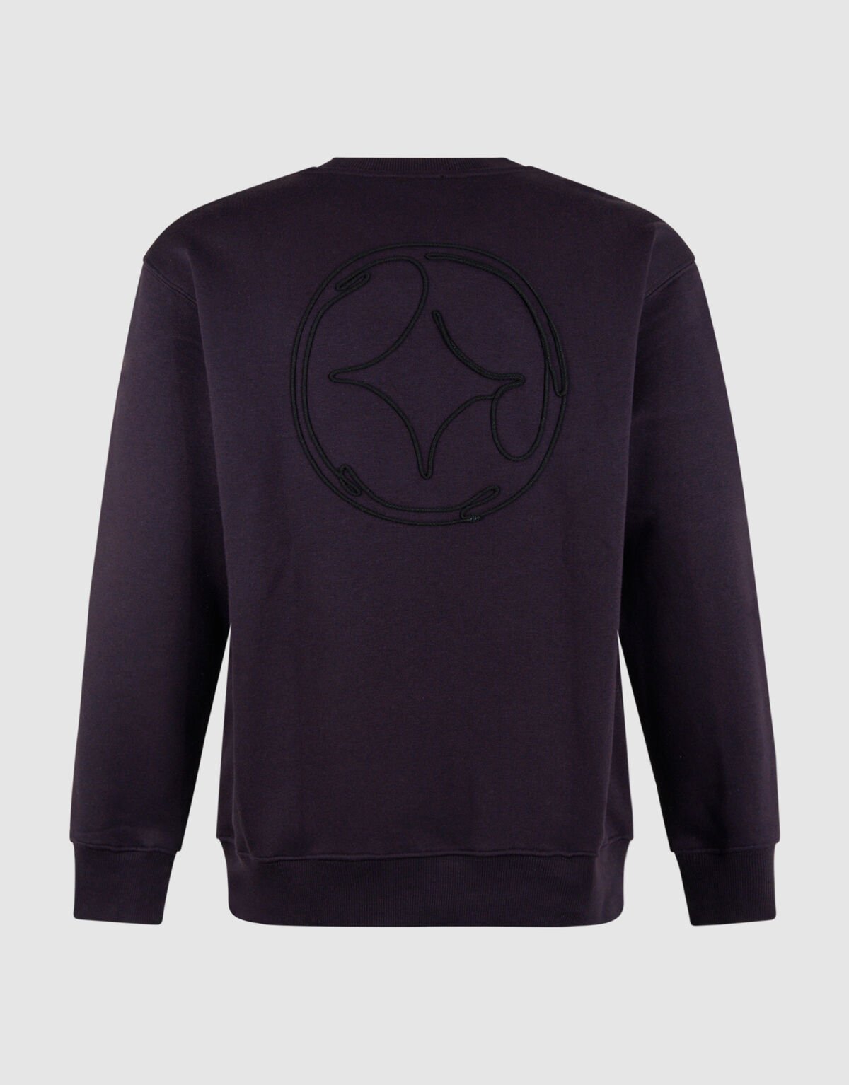 Cord Artwork Sweater Donkerrood SHOEBY MEN