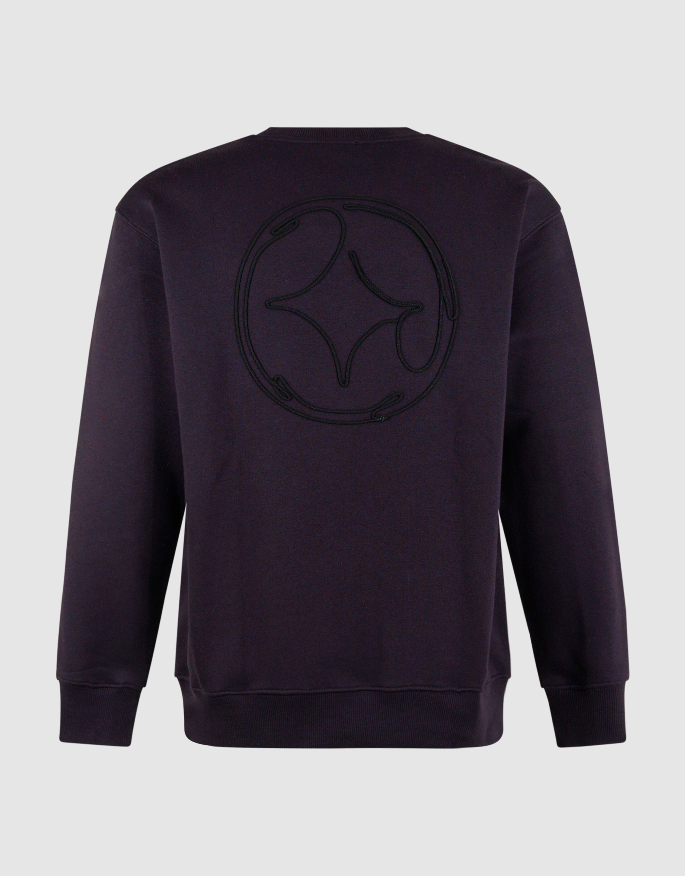 Cord Artwork Sweater Donkerrood SHOEBY MEN