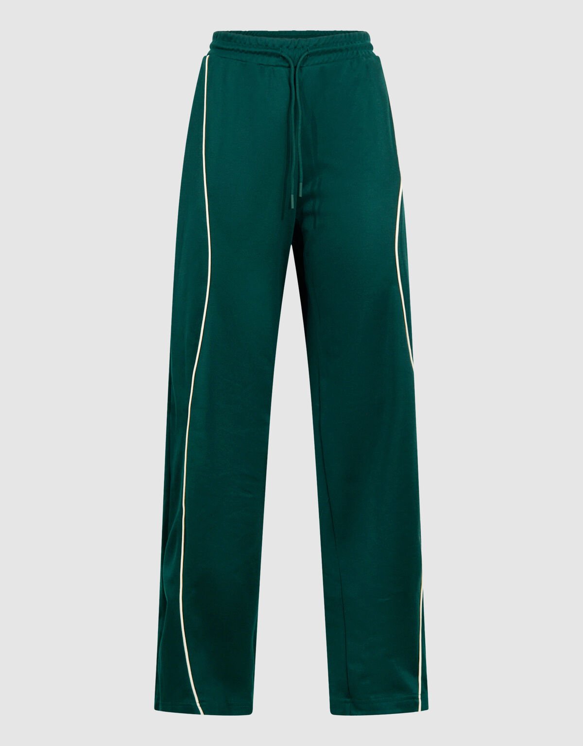 Wave Wide Leg Broek Donkergroen SHOEBY WOMEN