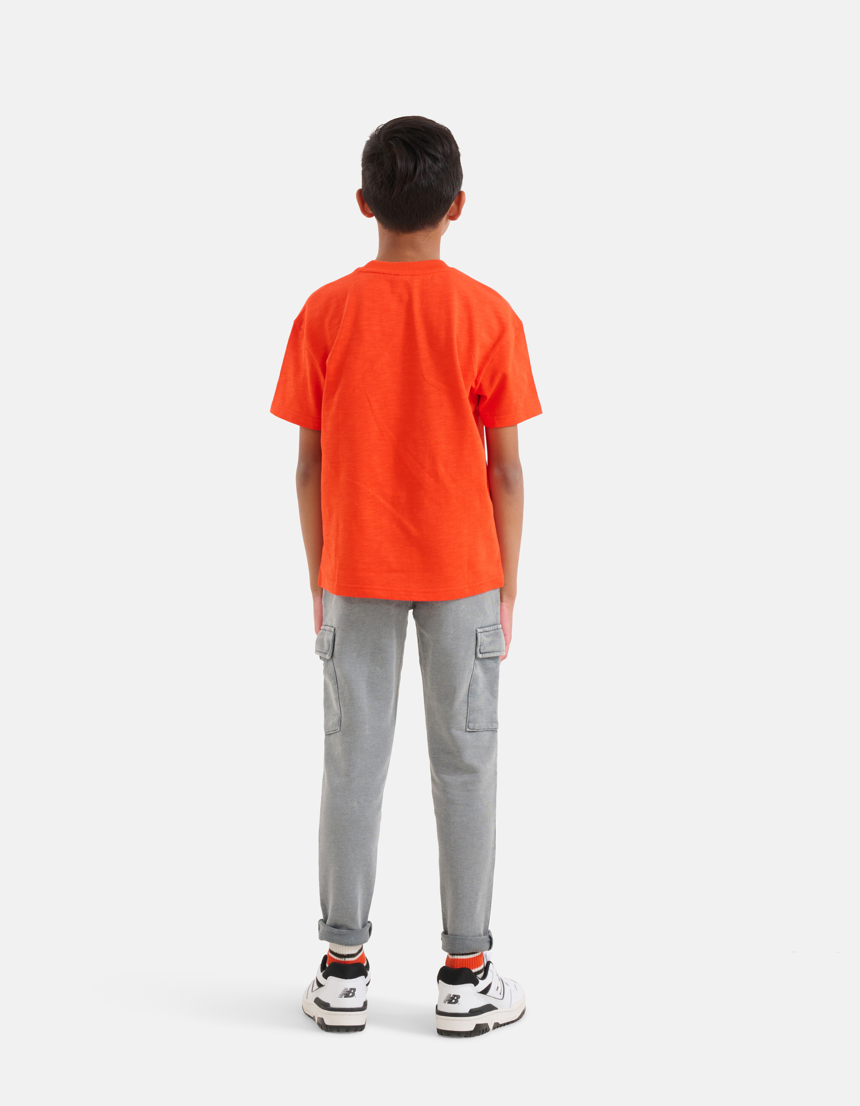 Heavy Basis T-shirt Rood SHOEBY BOYS