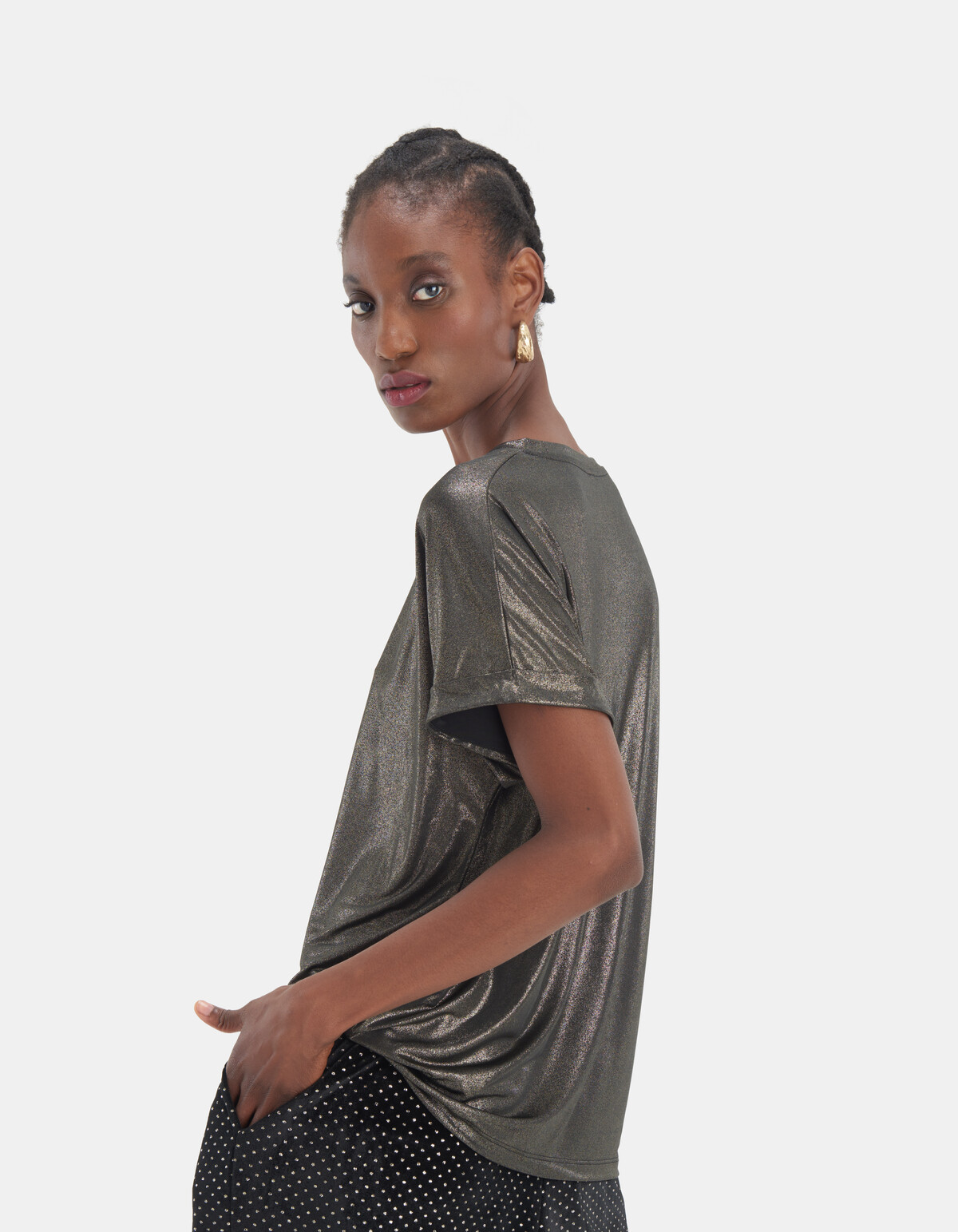 Glitter Round T-shirt