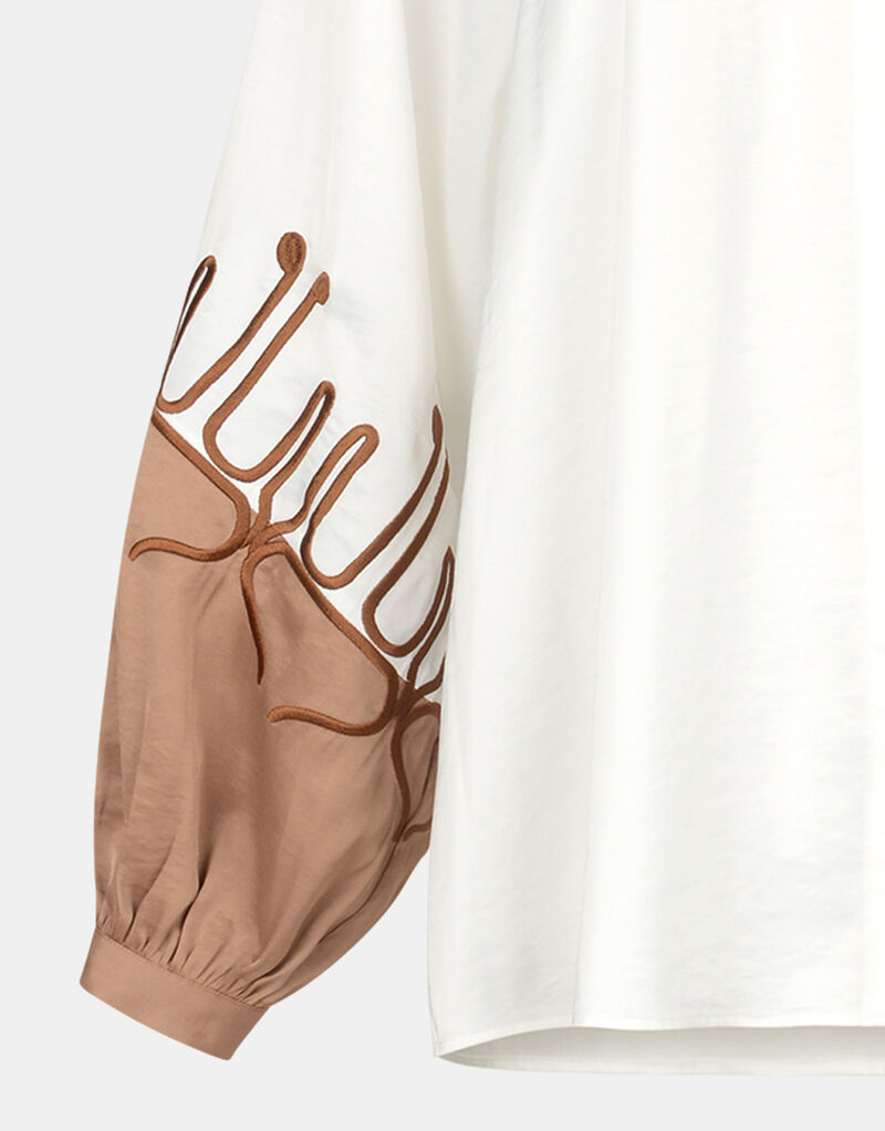 Contrast Blouse by Mieke