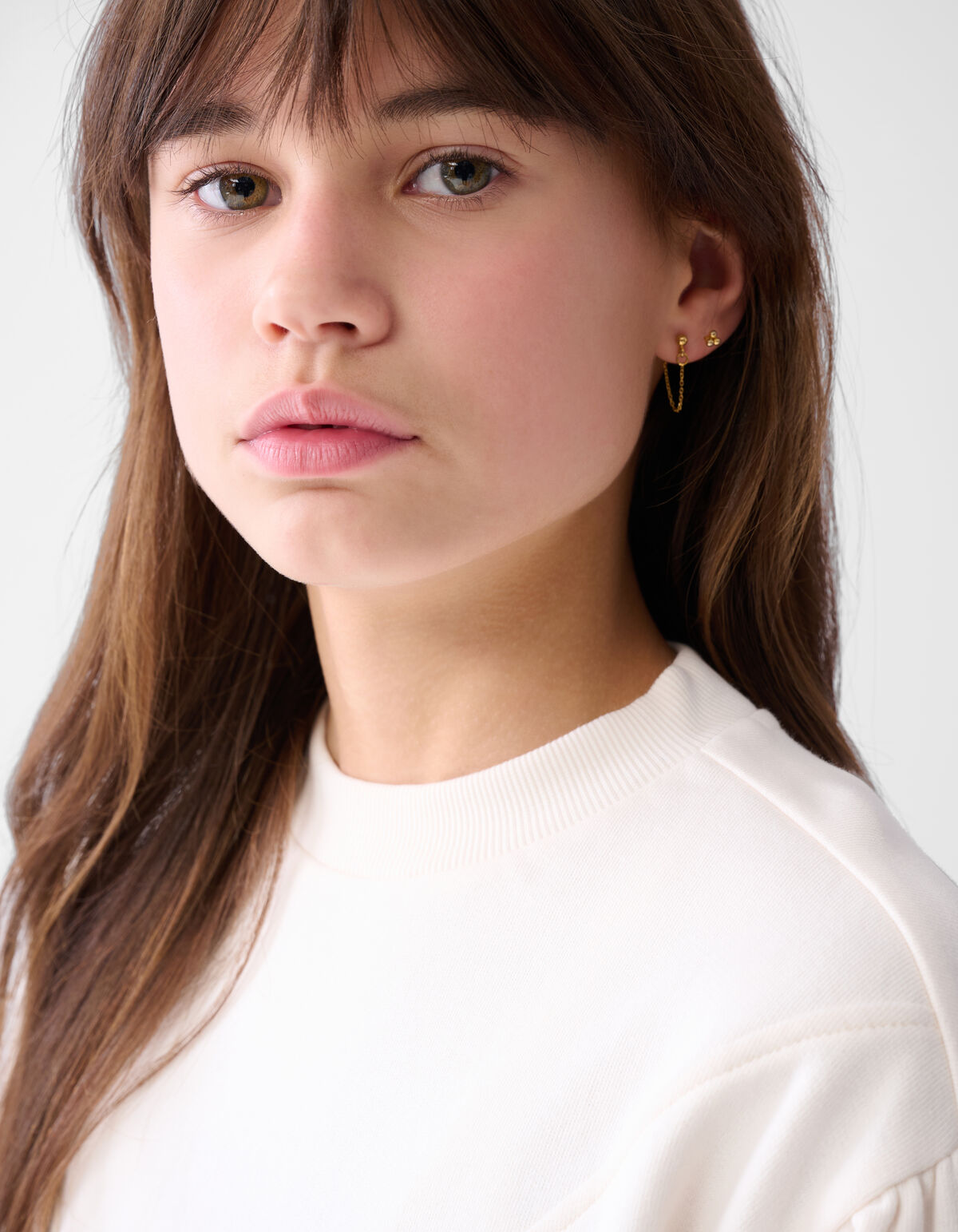 Embroidery Sweater Gebroken Wit SHOEBY GIRLS