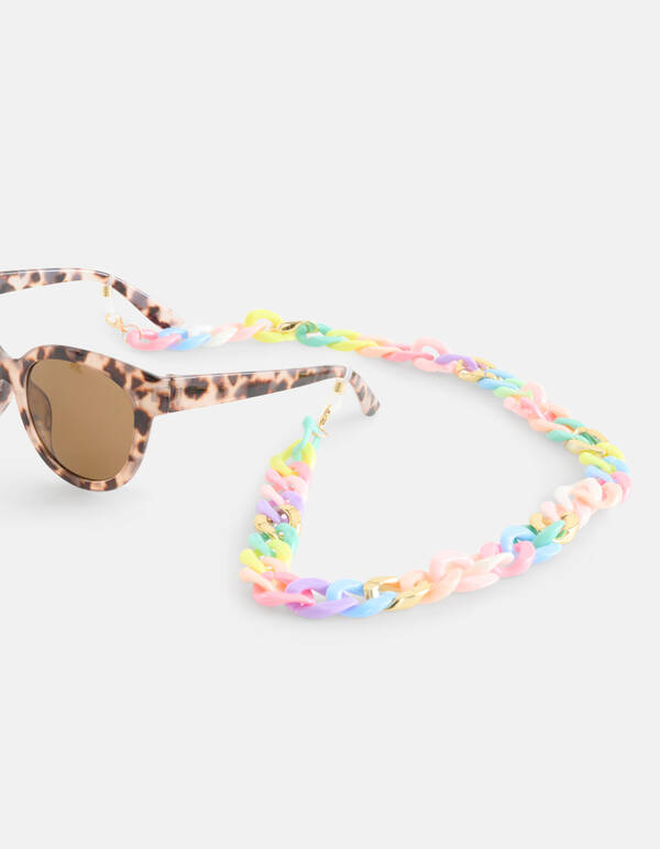 Gekleurde Chain Zonnebrilkoord SHOEBY ACCESSOIRES