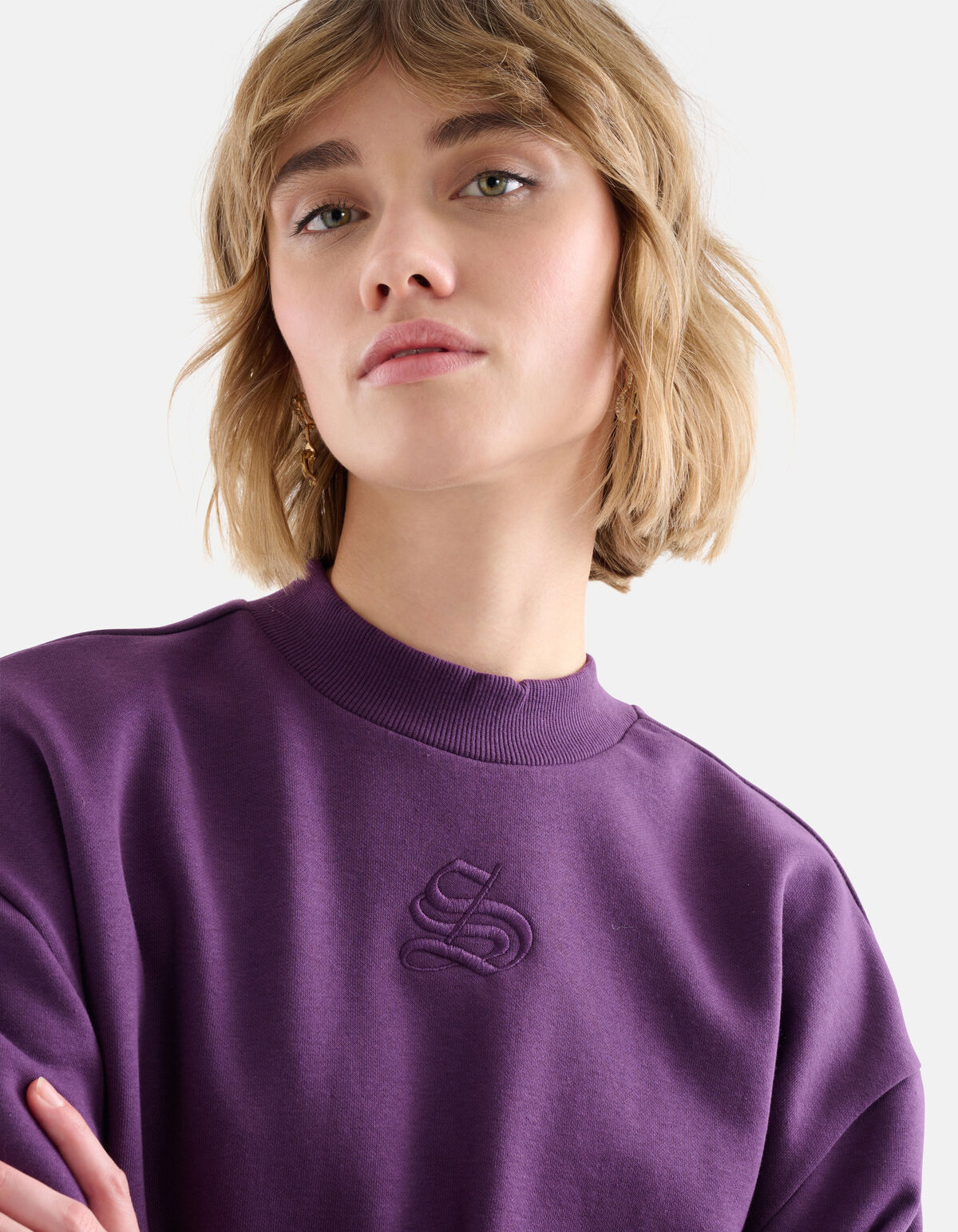 Basis Sweater Paars SHOEBY WOMEN