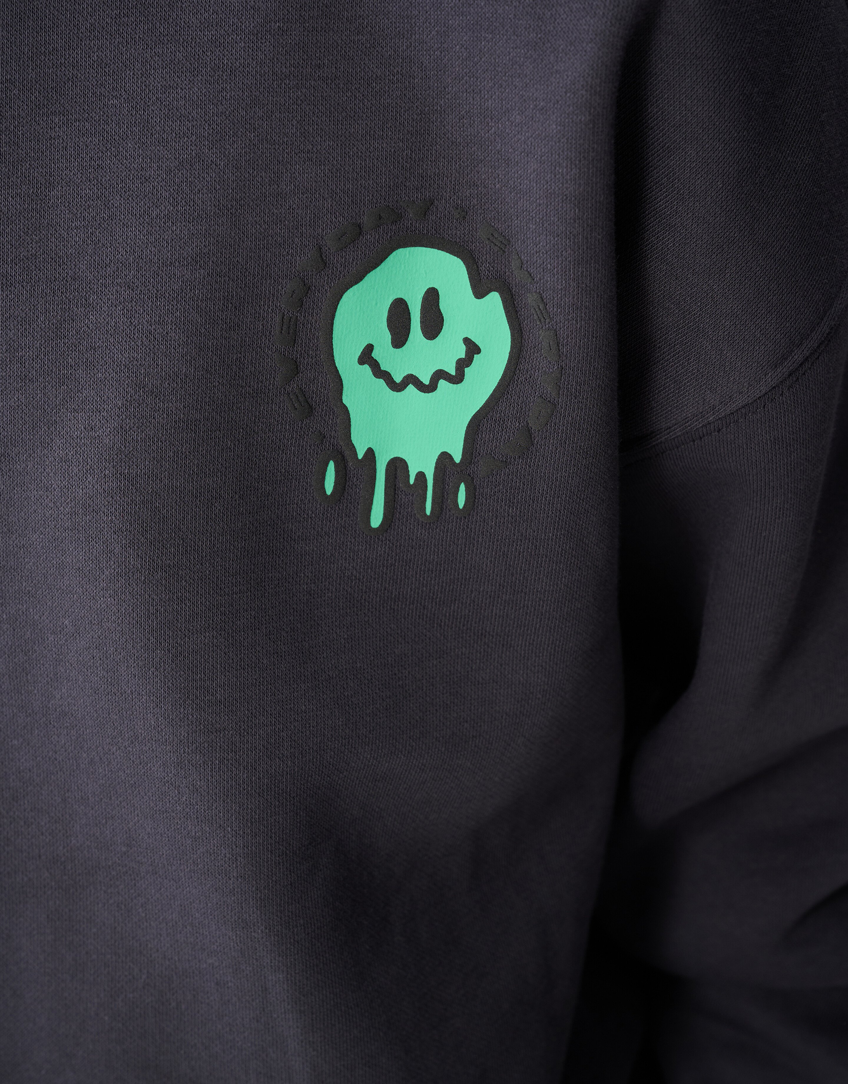 Smile Artwork Sweater Donkergrijs SHOEBY BOYS