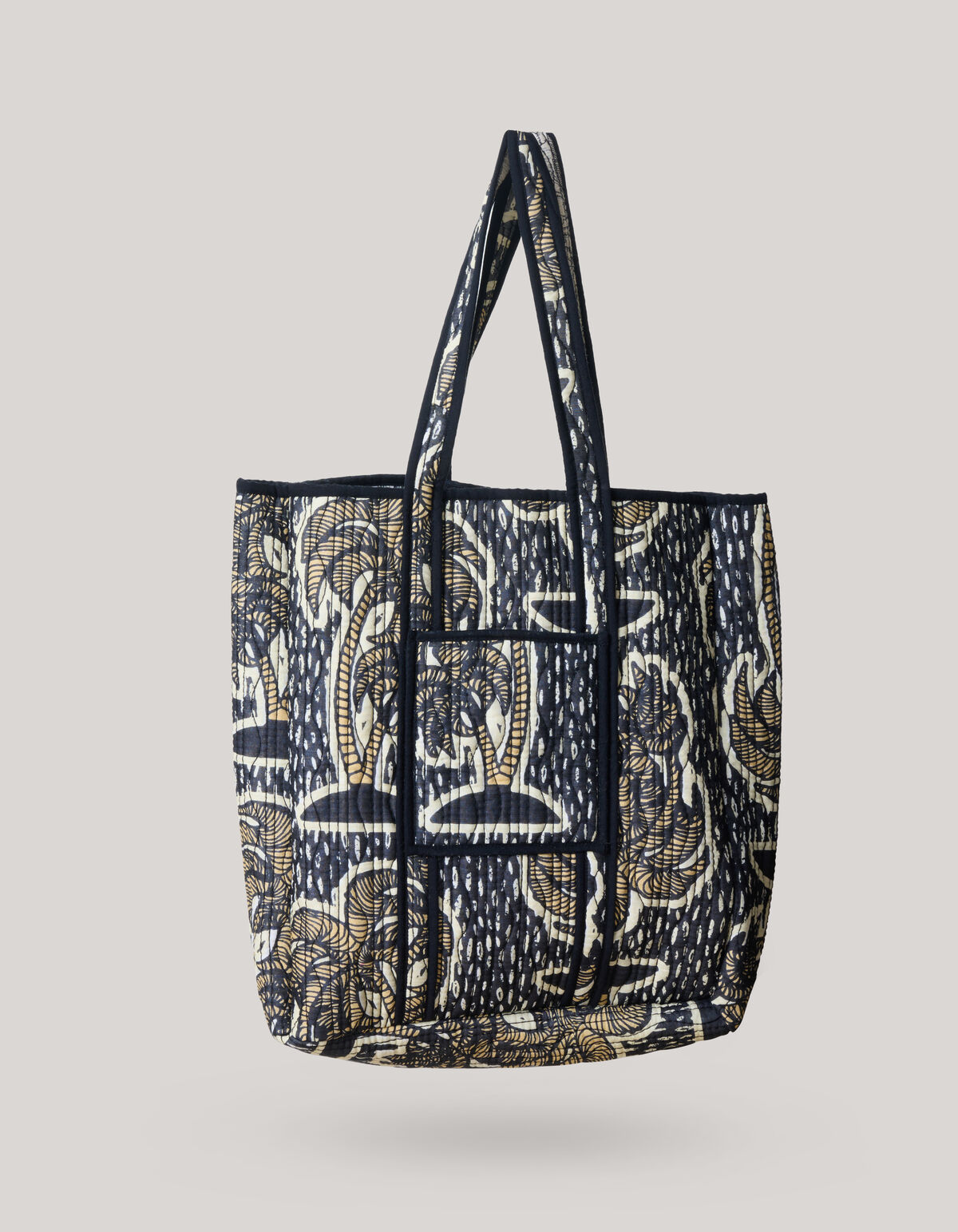Reversible Printed Shopper Gebroken Wit/Zwart SHOEBY ACCESSOIRES