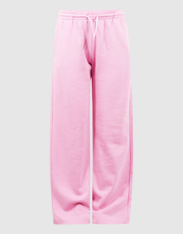 Sweat Wide Leg Fit Broek Lichtroze SHOEBY GIRLS