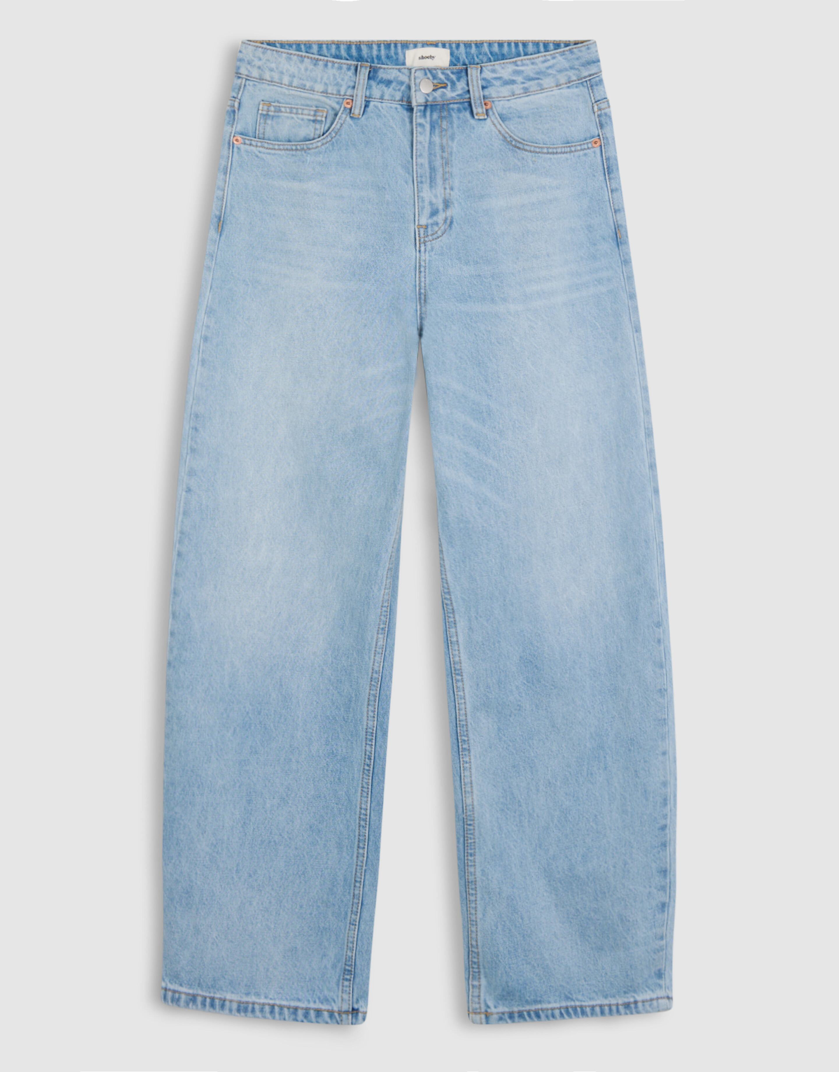 Barrel Fit Jeans Lichtblauw SHOEBY WOMEN