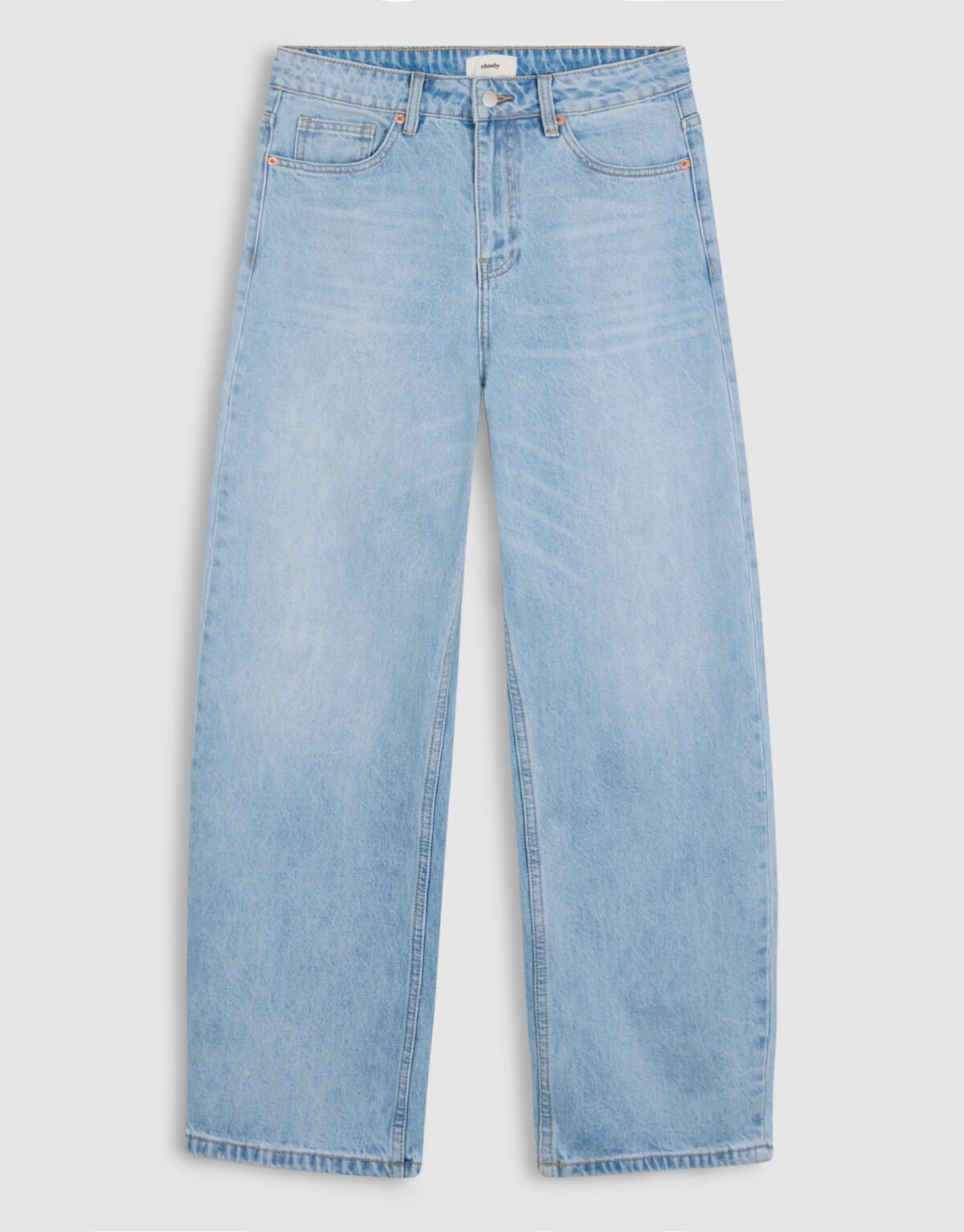 Barrel Fit Jeans Lichtblauw SHOEBY WOMEN