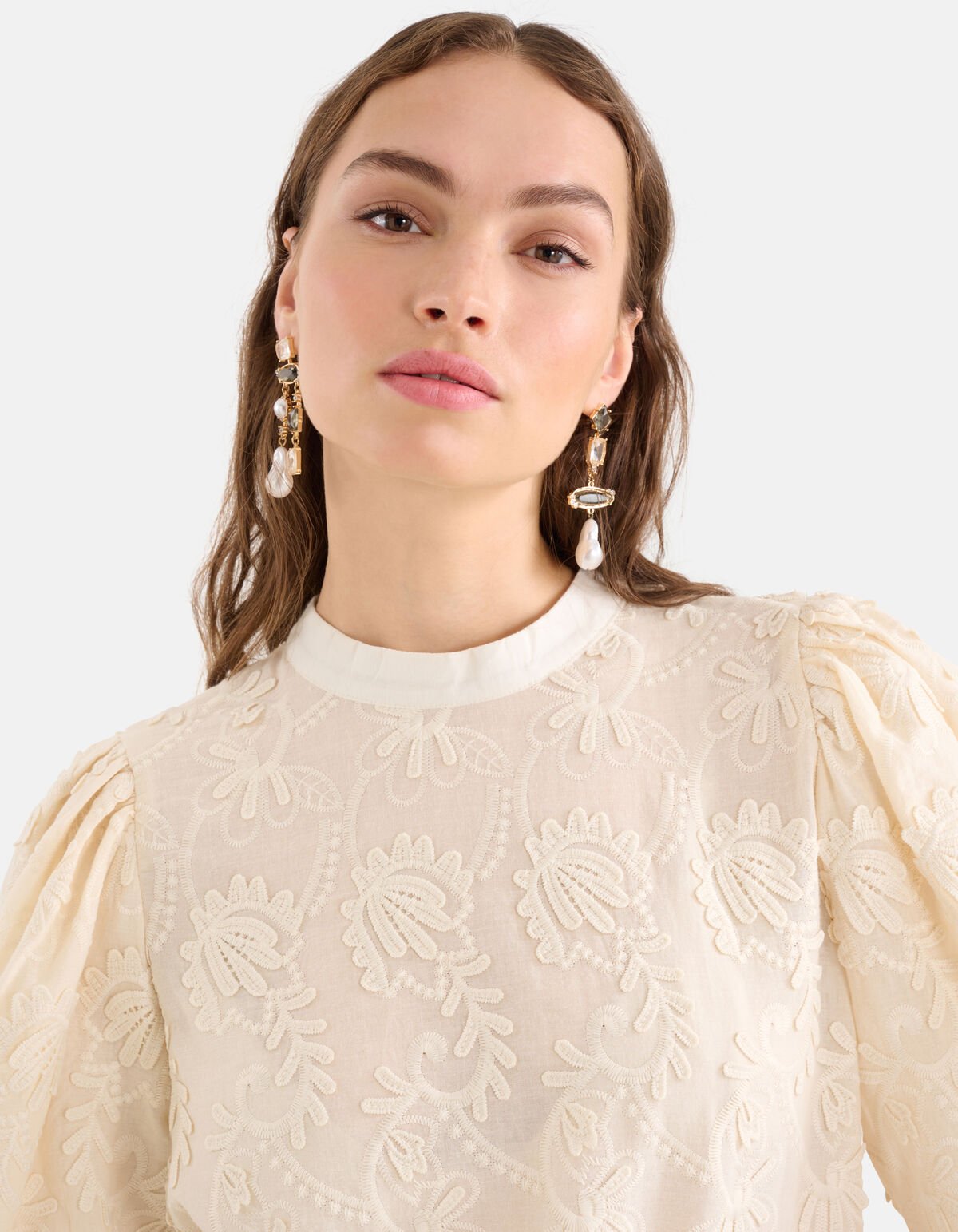 Different Oorbellen Grijs SHOEBY ACCESSOIRES