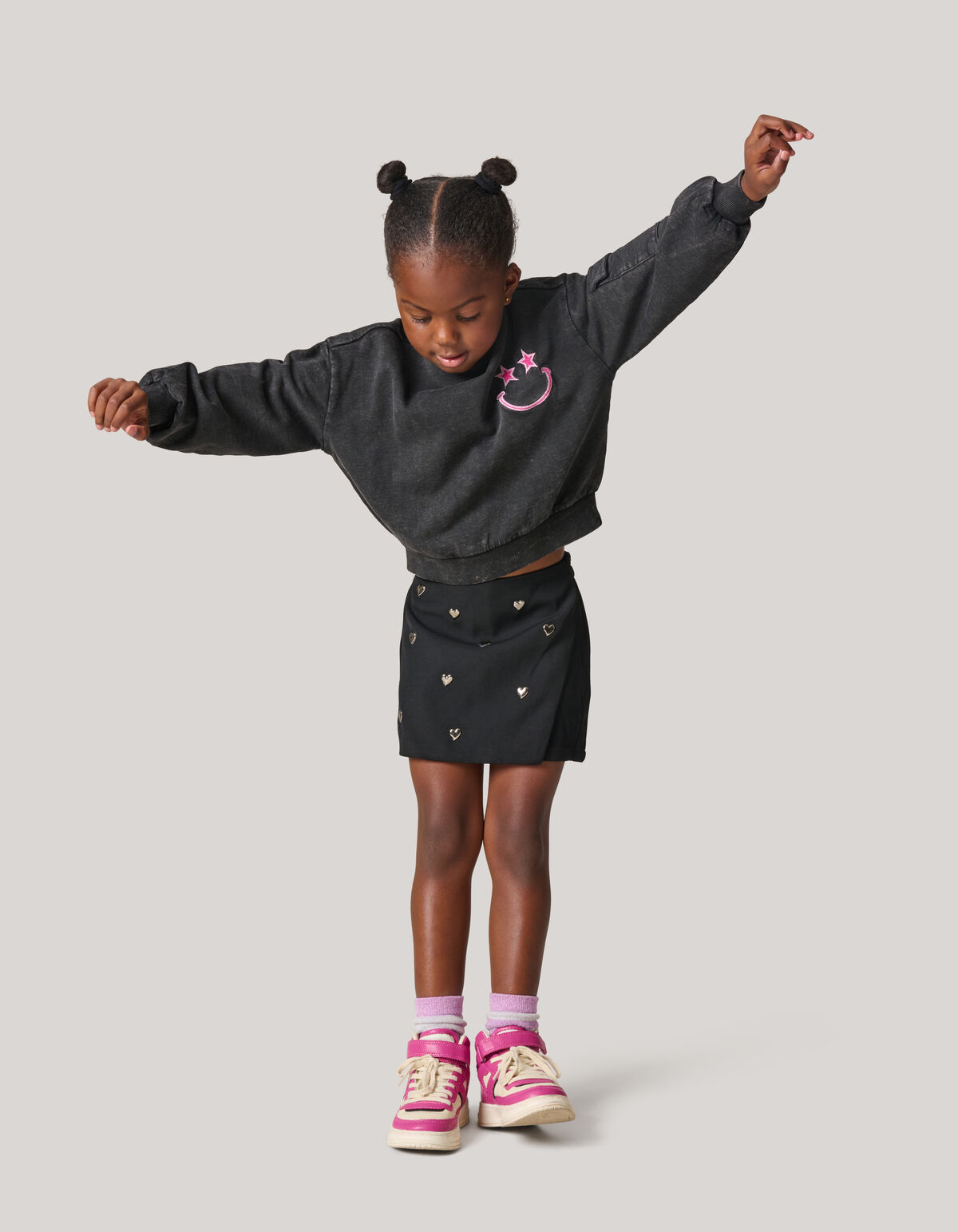 Embellished Skort Zwart SHOEBY GIRLS