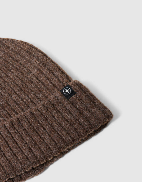 Rib Beanie Donkerbruin SHOEBY ACCESSOIRES