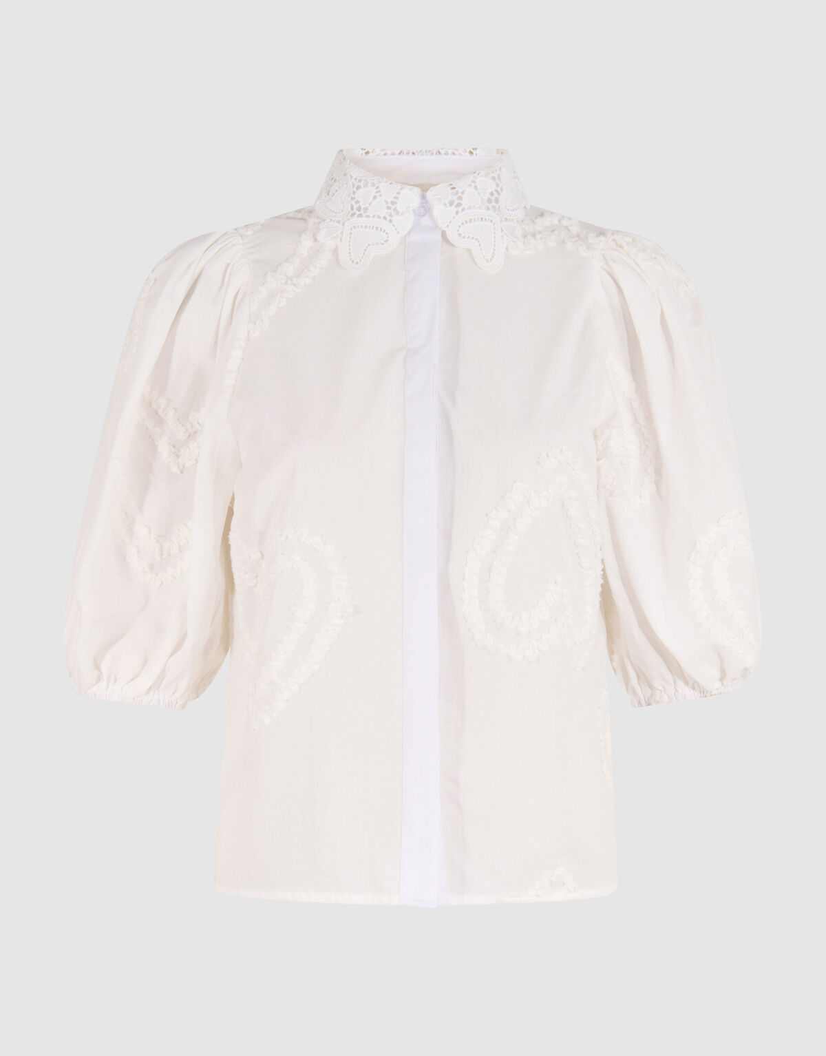 Puff Heart Top Wit SHOEBY WOMEN