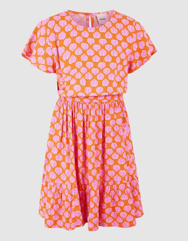 Schelpen Jurk Oranje SHOEBY GIRLS