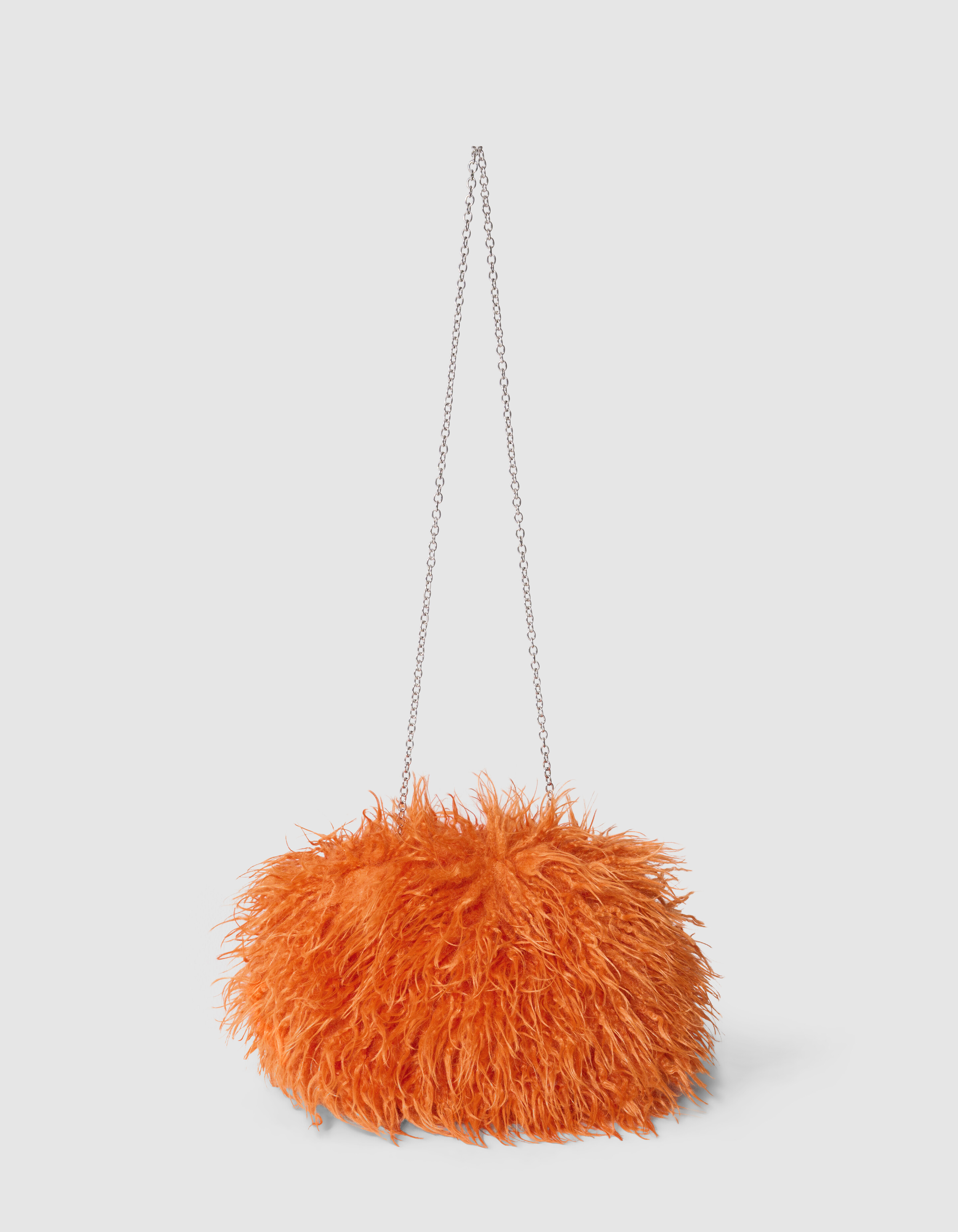 Fluffy Clutch Oranje SHOEBY ACCESSOIRES