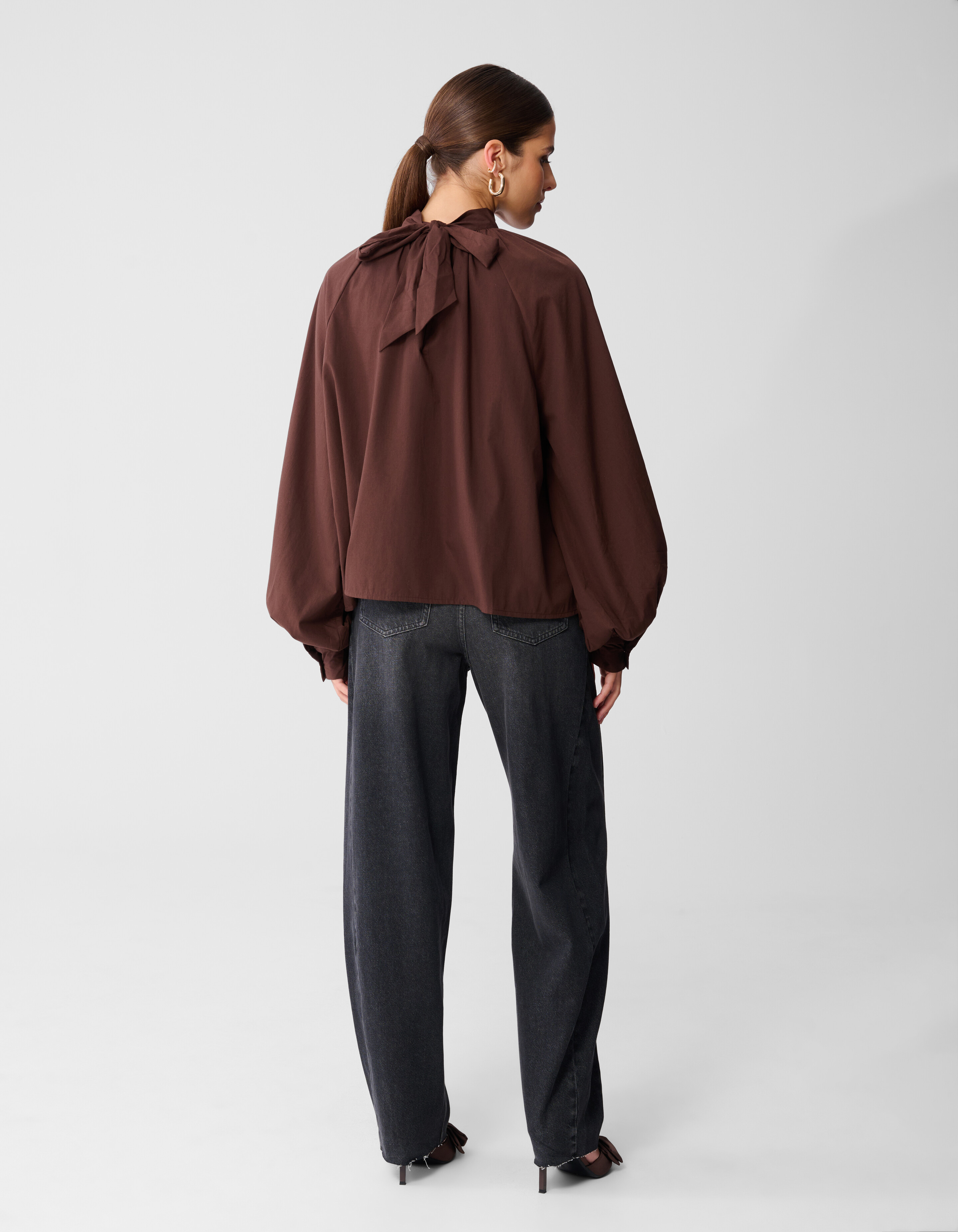 Strik Blouse Bruin SHOEBY WOMEN