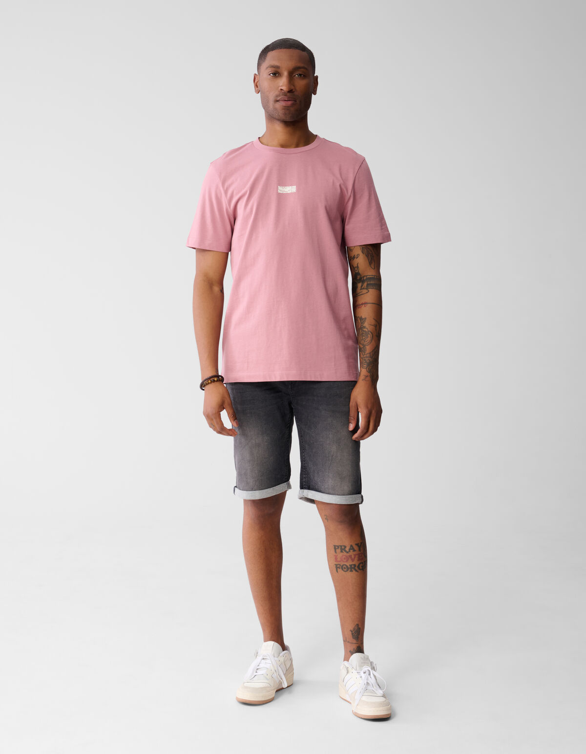 Anywhere Artwork T-shirt Roze SHOEBY MEN