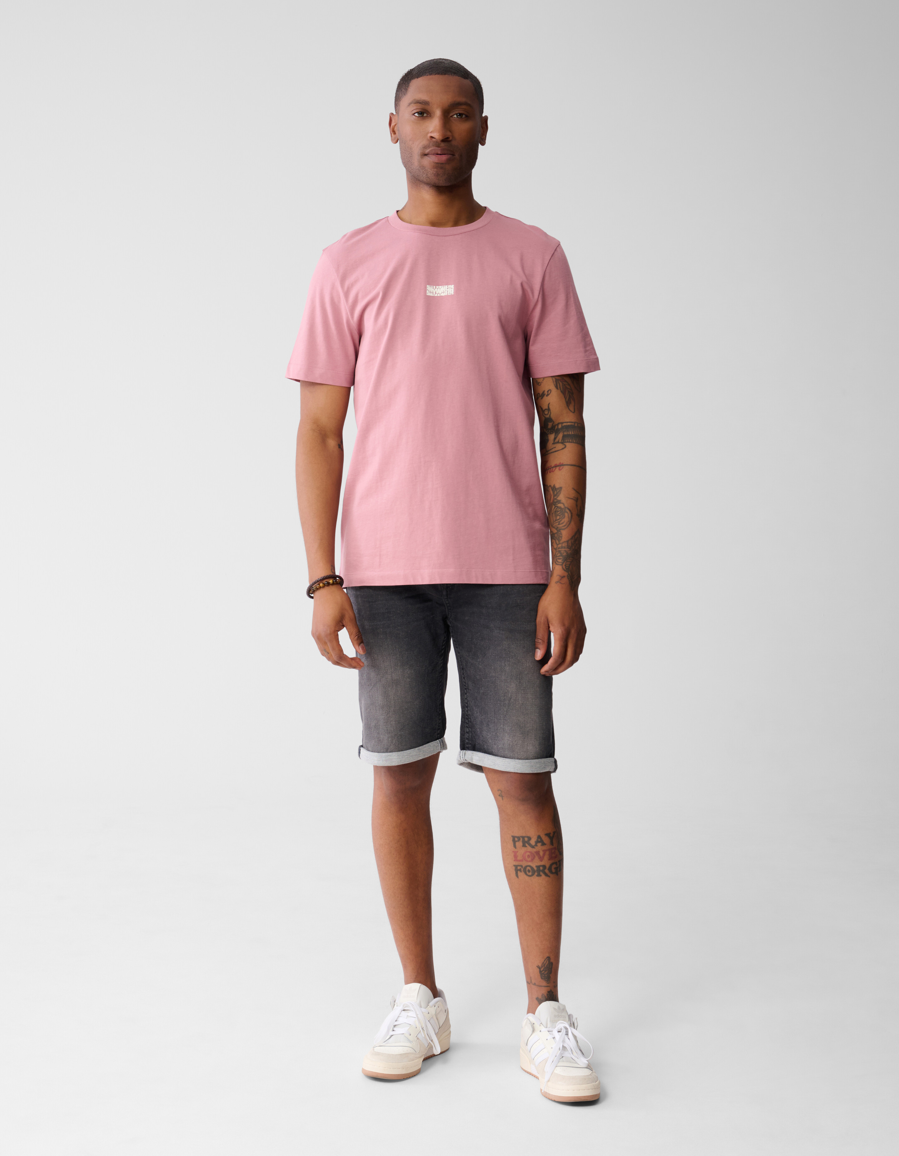 Anywhere Artwork T-shirt Roze SHOEBY MEN