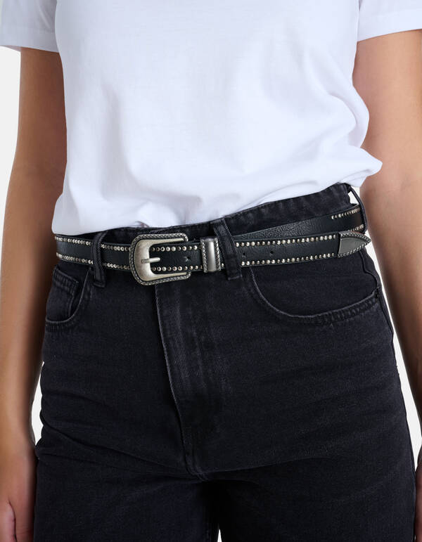 Western Riem Zwart SHOEBY ACCESSOIRES