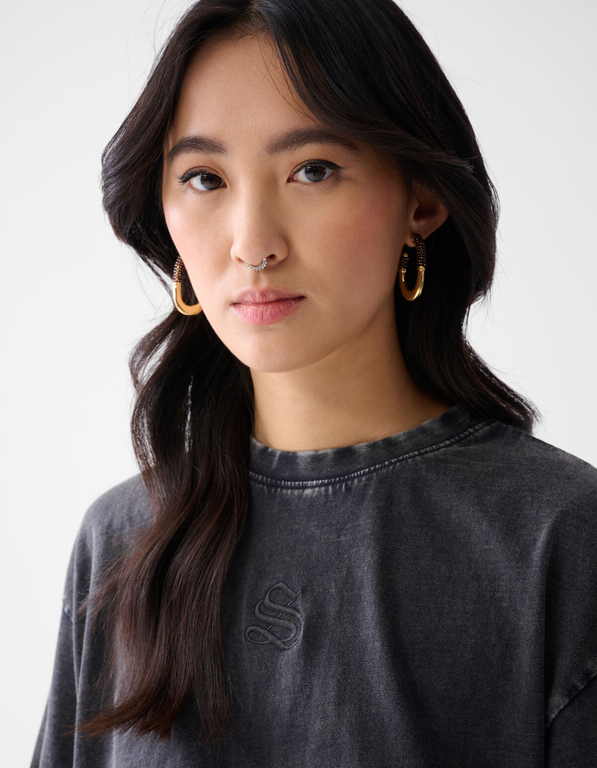 Beaded Oval Oorbellen Goud SHOEBY ACCESSOIRES