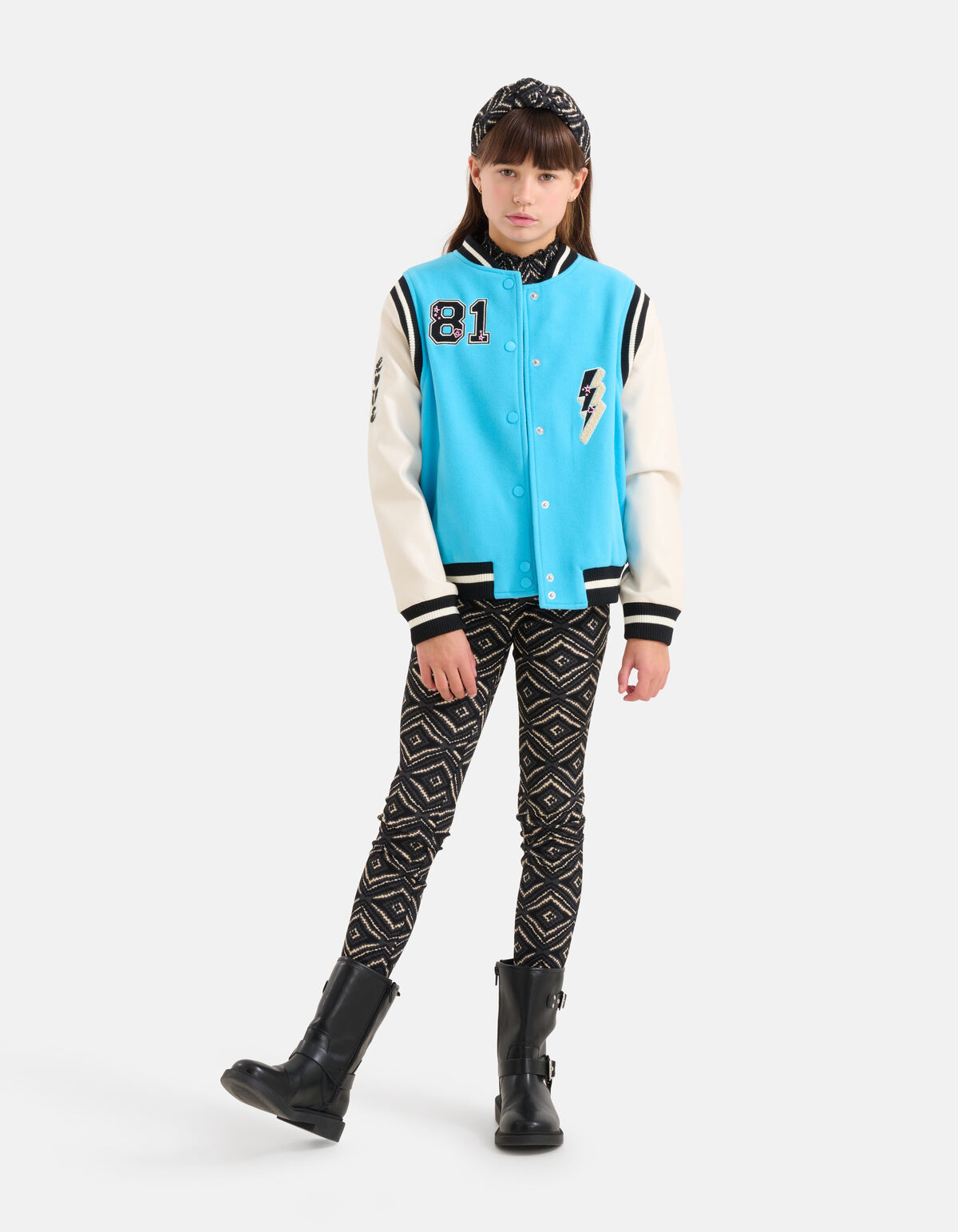 Varsity Jack Blauw SHOEBY GIRLS